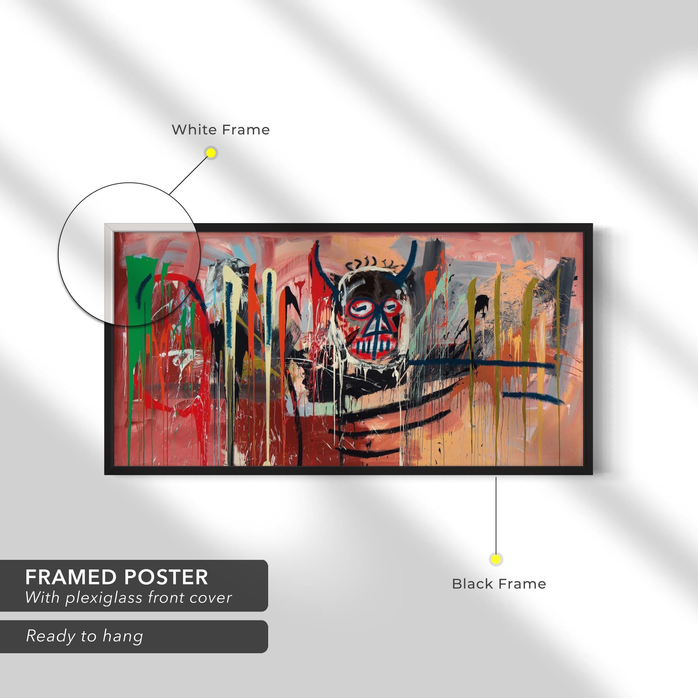 Jean-Michel Basquiat Untitled 1982 | Abstract Canvas Art | Poster Print