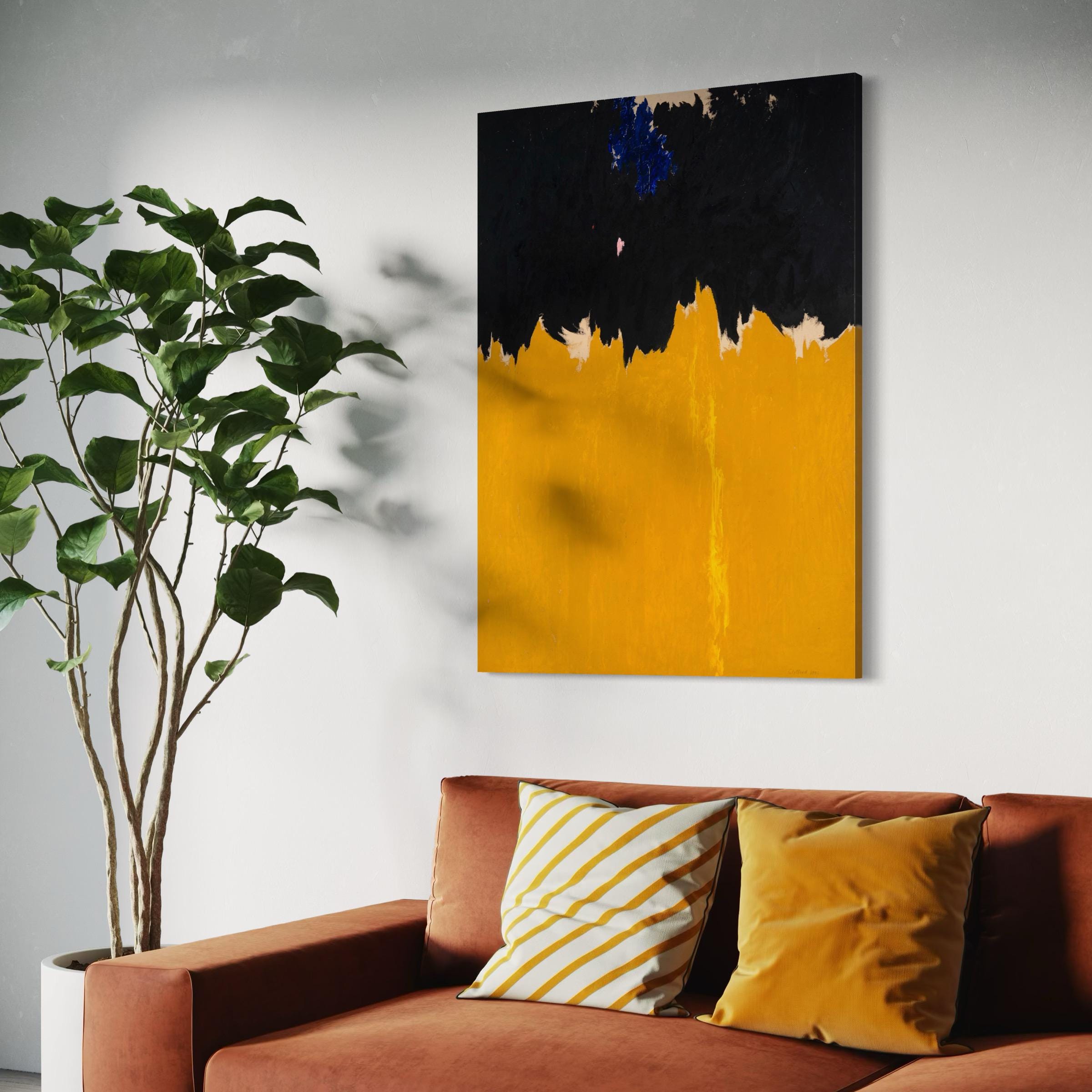 Clyfford Still Wall Art Canvas Print | Poster | PH-950 Abstract Modern Art Home & Office Decor
