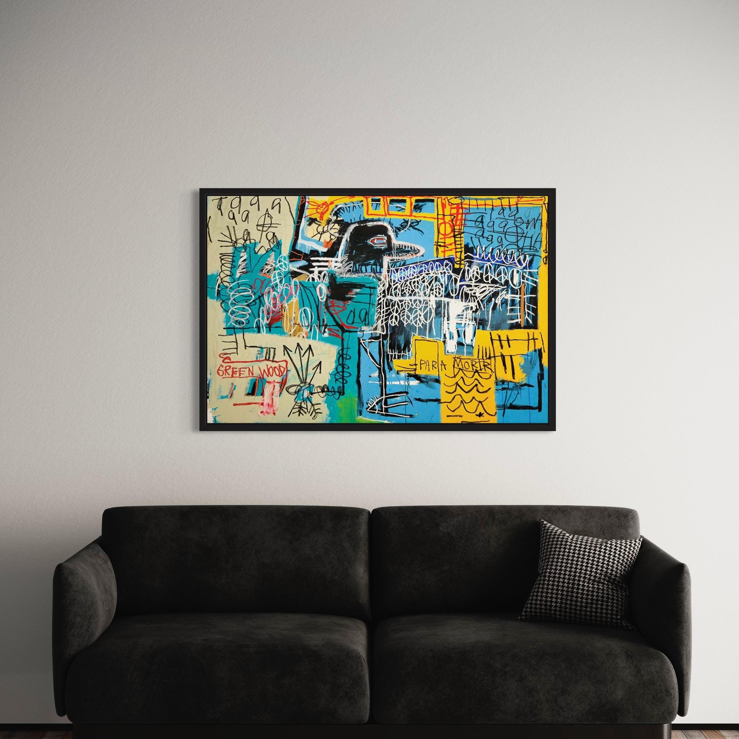 Bird On Money by Jean-Michel Basquiat Canvas Art | Poster Print