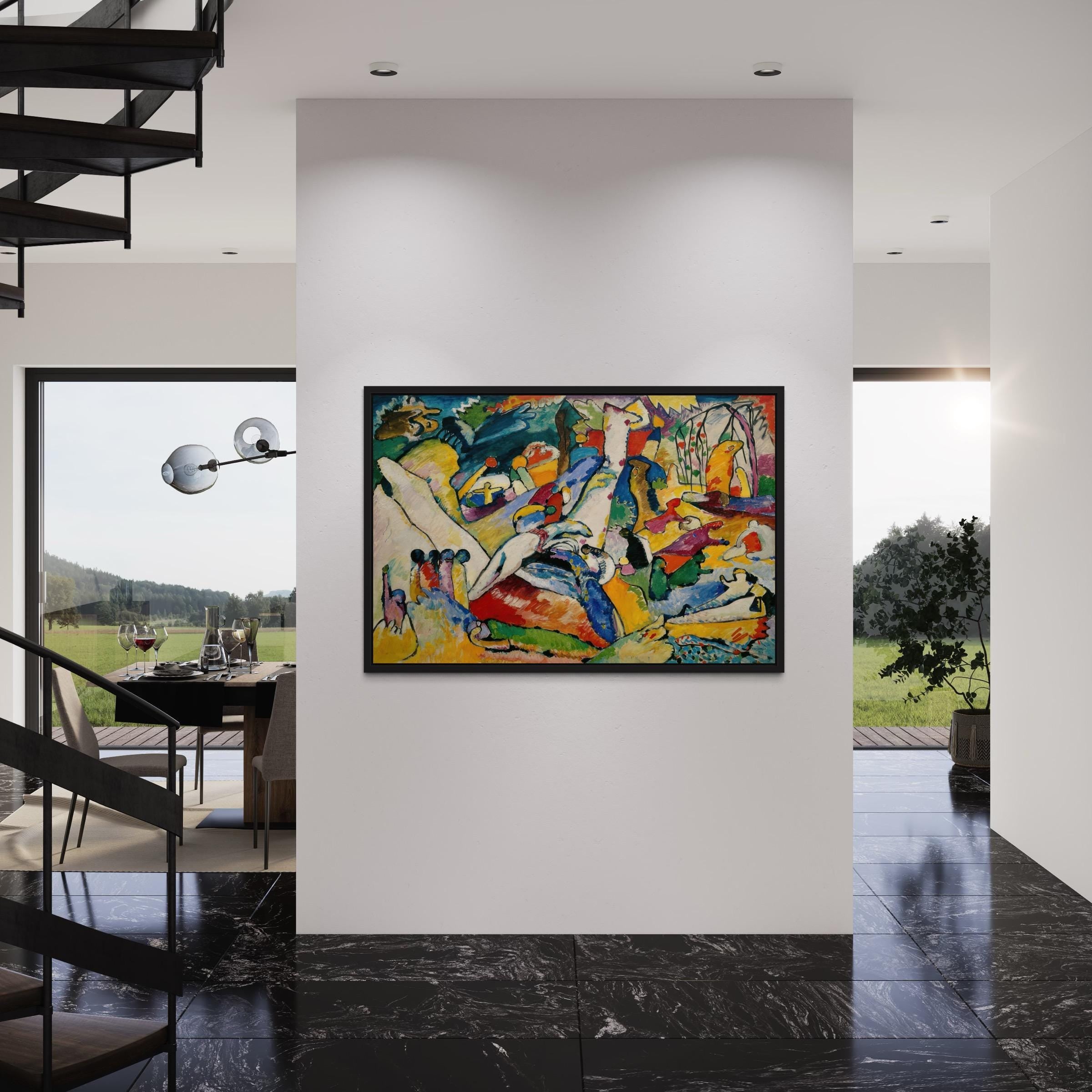 Wassily Kandinsky "Sketch for Composition II" Canvas Art | Poster Print