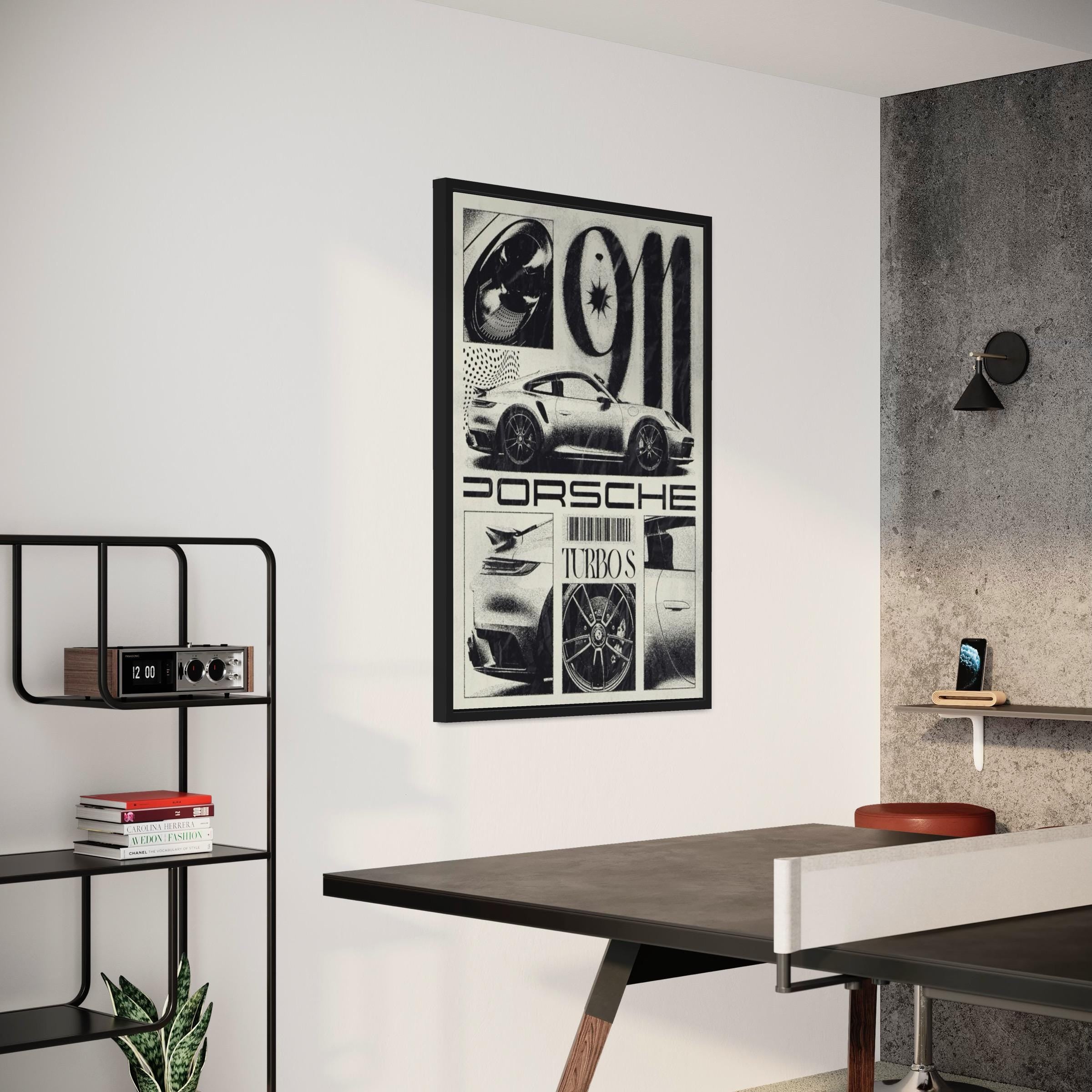 Porsche 911 Turbo S Sports Car | Automotive Photo Canvas Art | Poster Print