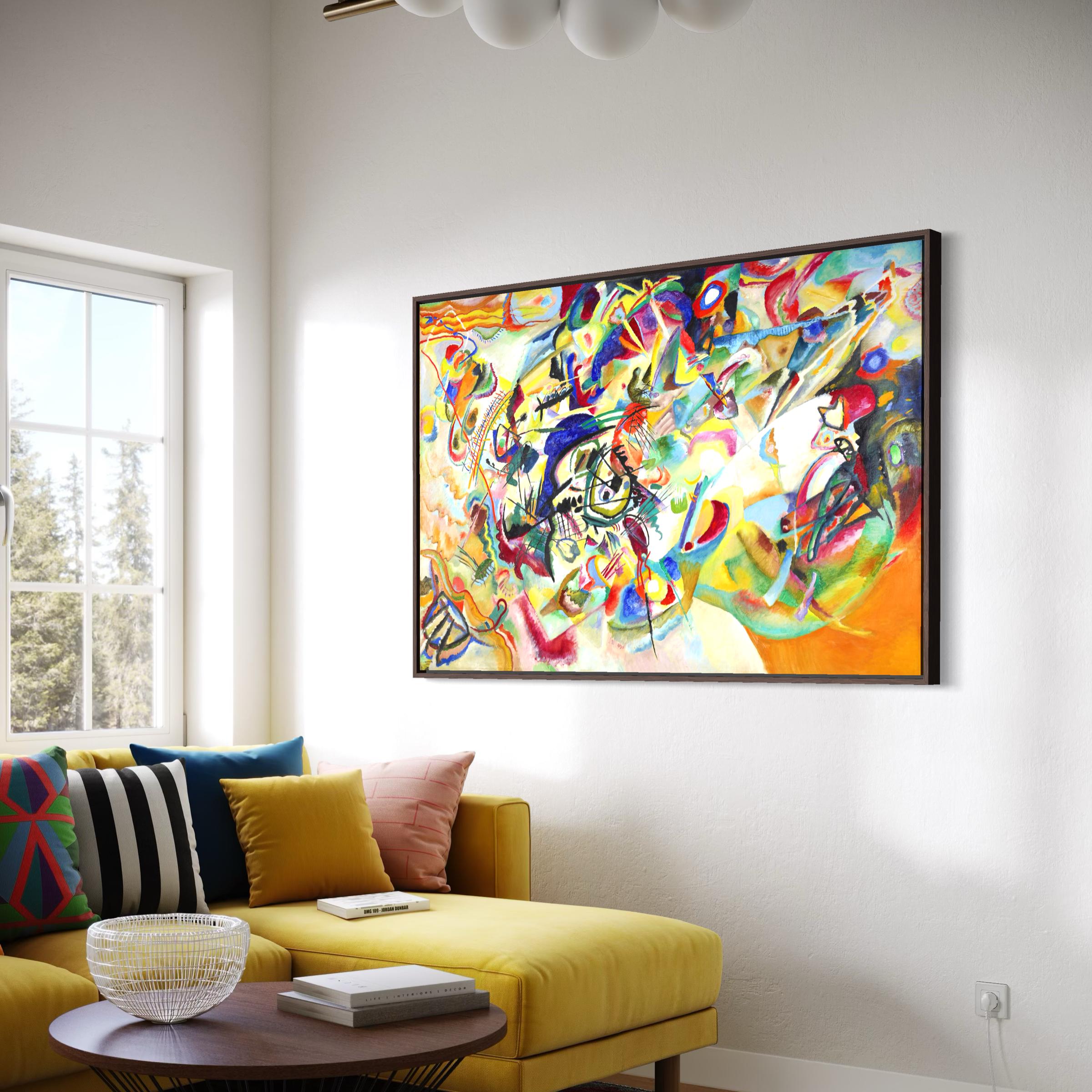Wassily Kandinsky Composition VII | Geometric Abstraction Canvas Wall Art | Poster Print