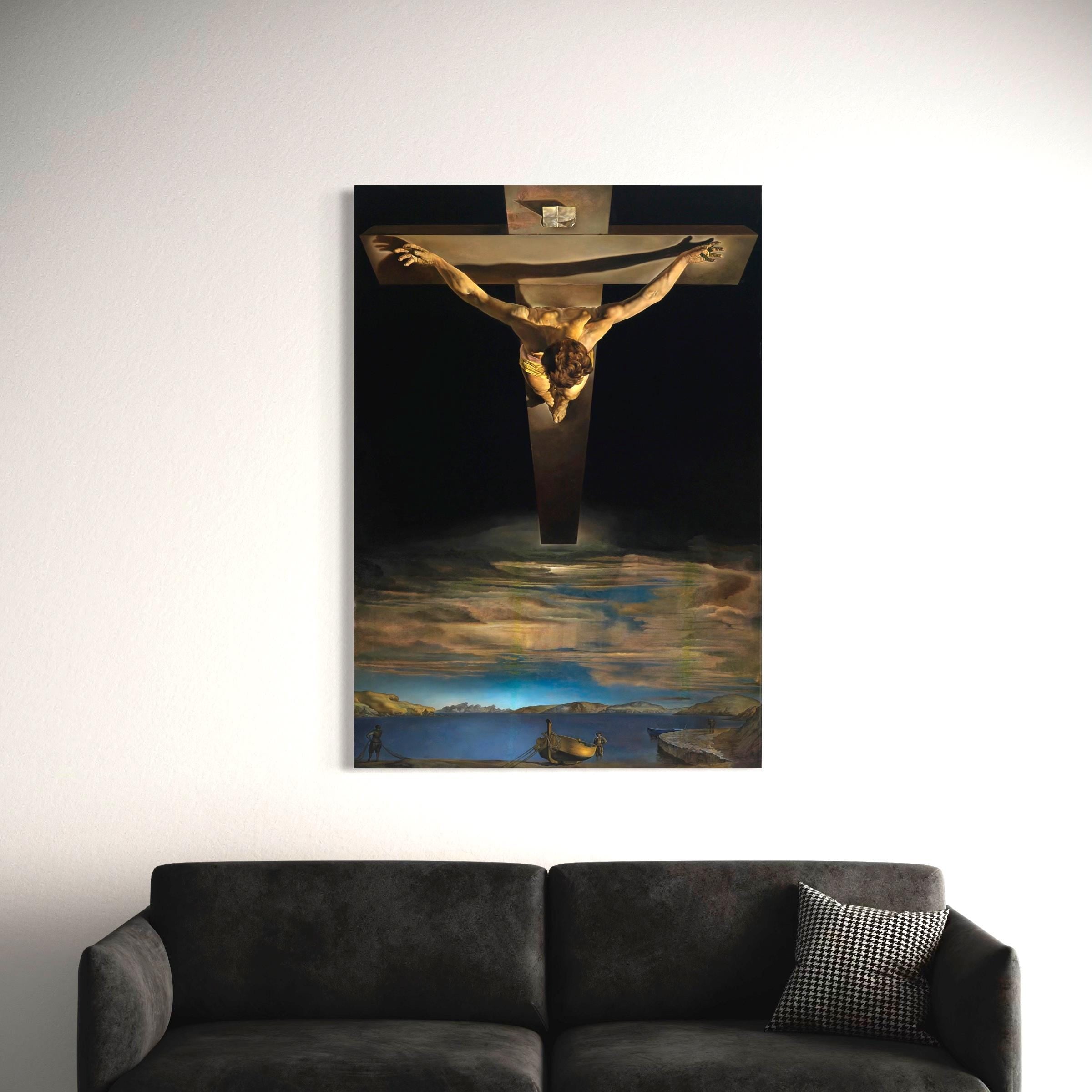Salvador Dali Christ of Saint John of the Cross Surrealism Canvas Art | Poster Print