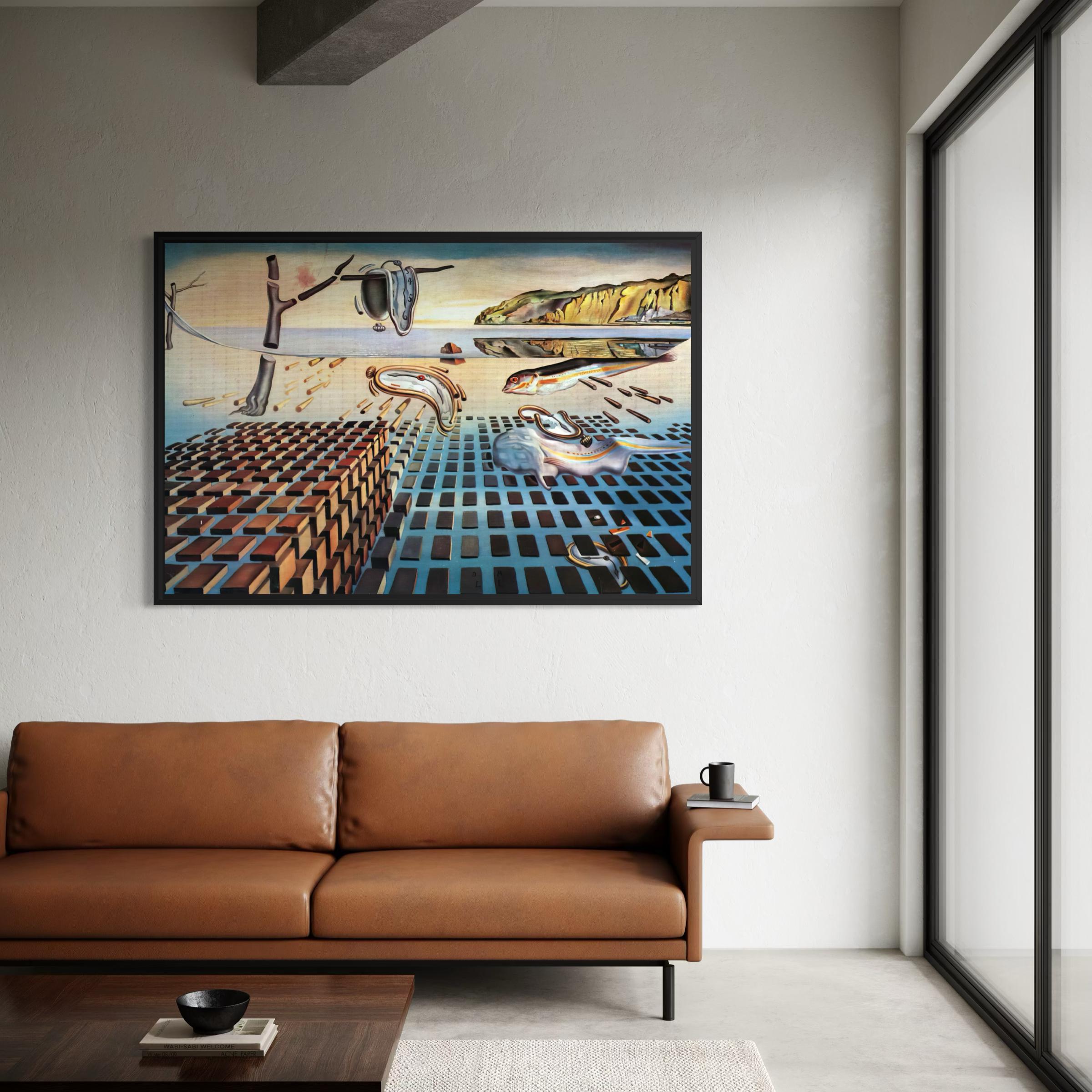 Salvador Dali The Disintegration of The Persistence of Memory Poster Print | Canvas Art