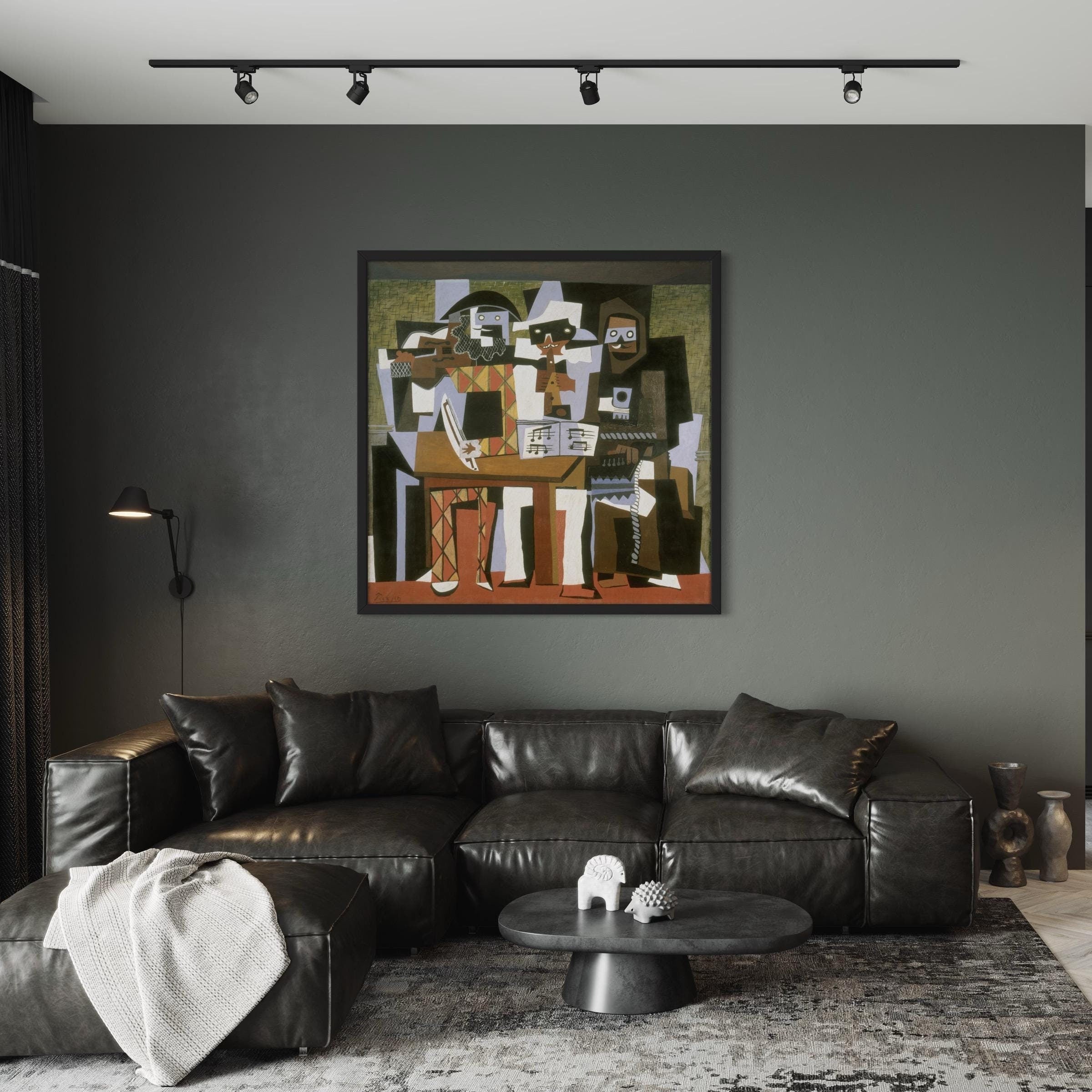 Three Musicians by Pablo Picasso | Cubism Canvas Art | Poster Print