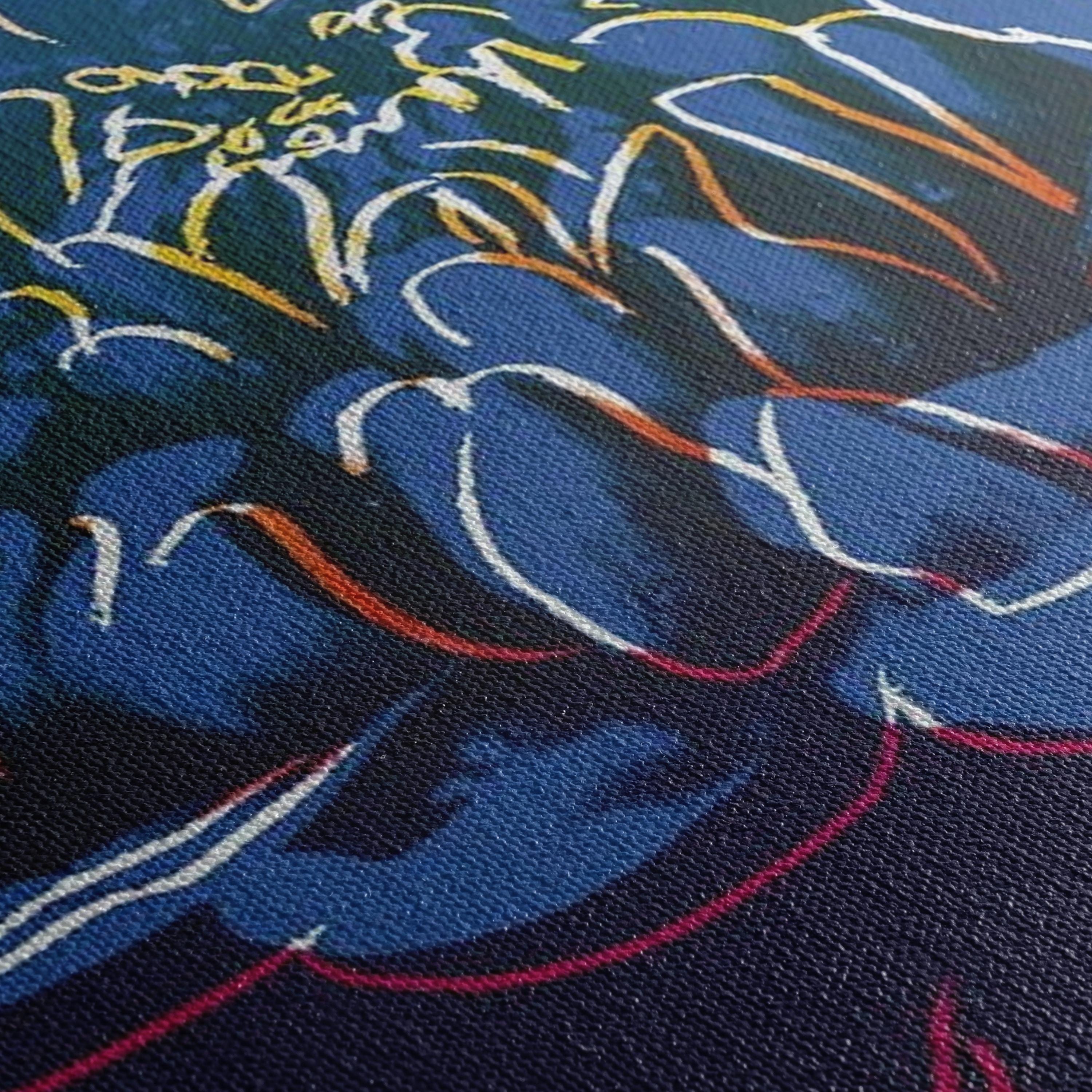 Andy Warhol Chrysanthemum Flower Pop Art Botanical Canvas Art | Poster Print