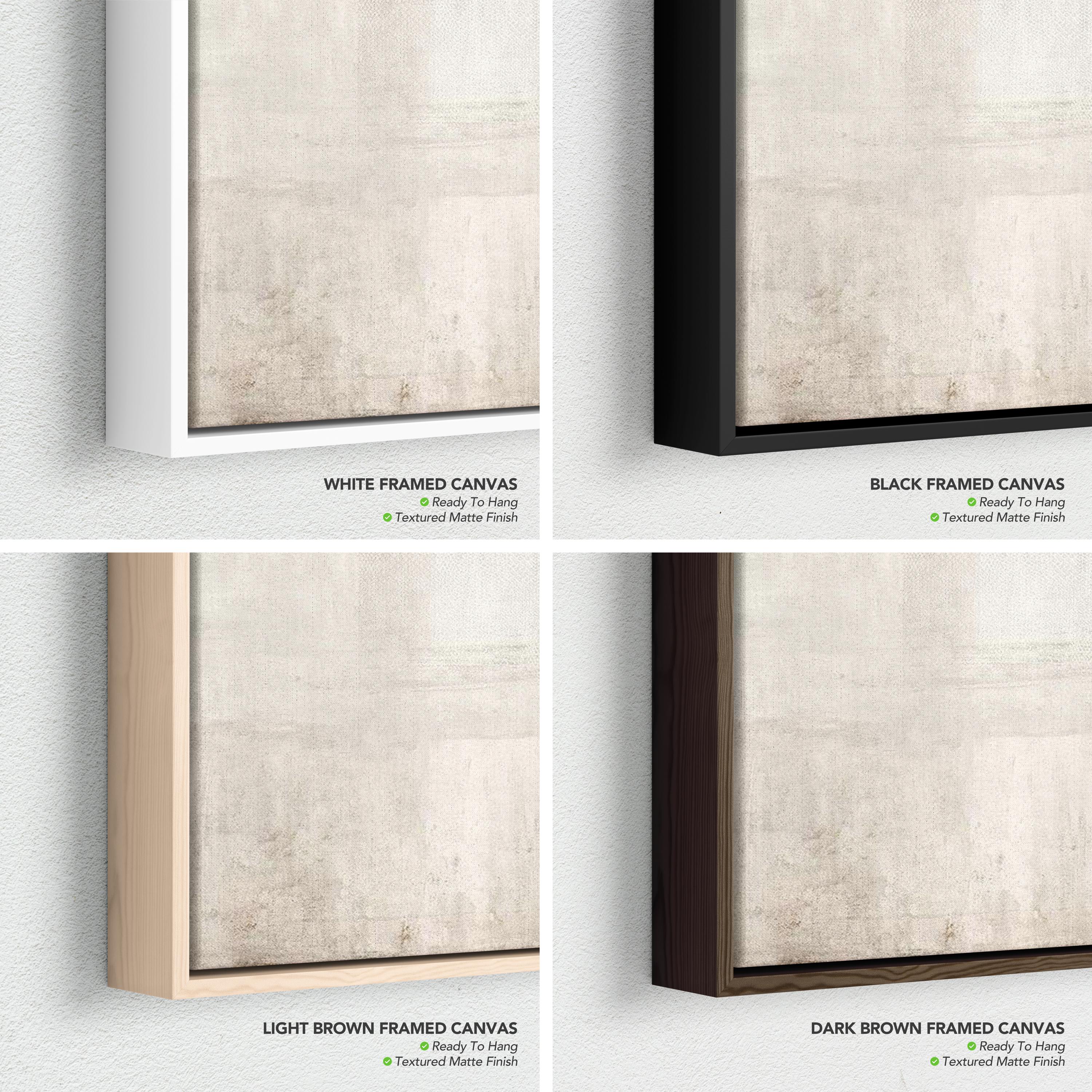 Mid Century Modern Canvas | Poster Print Wall Art | Igen Abstract Landscape Neutral Art
