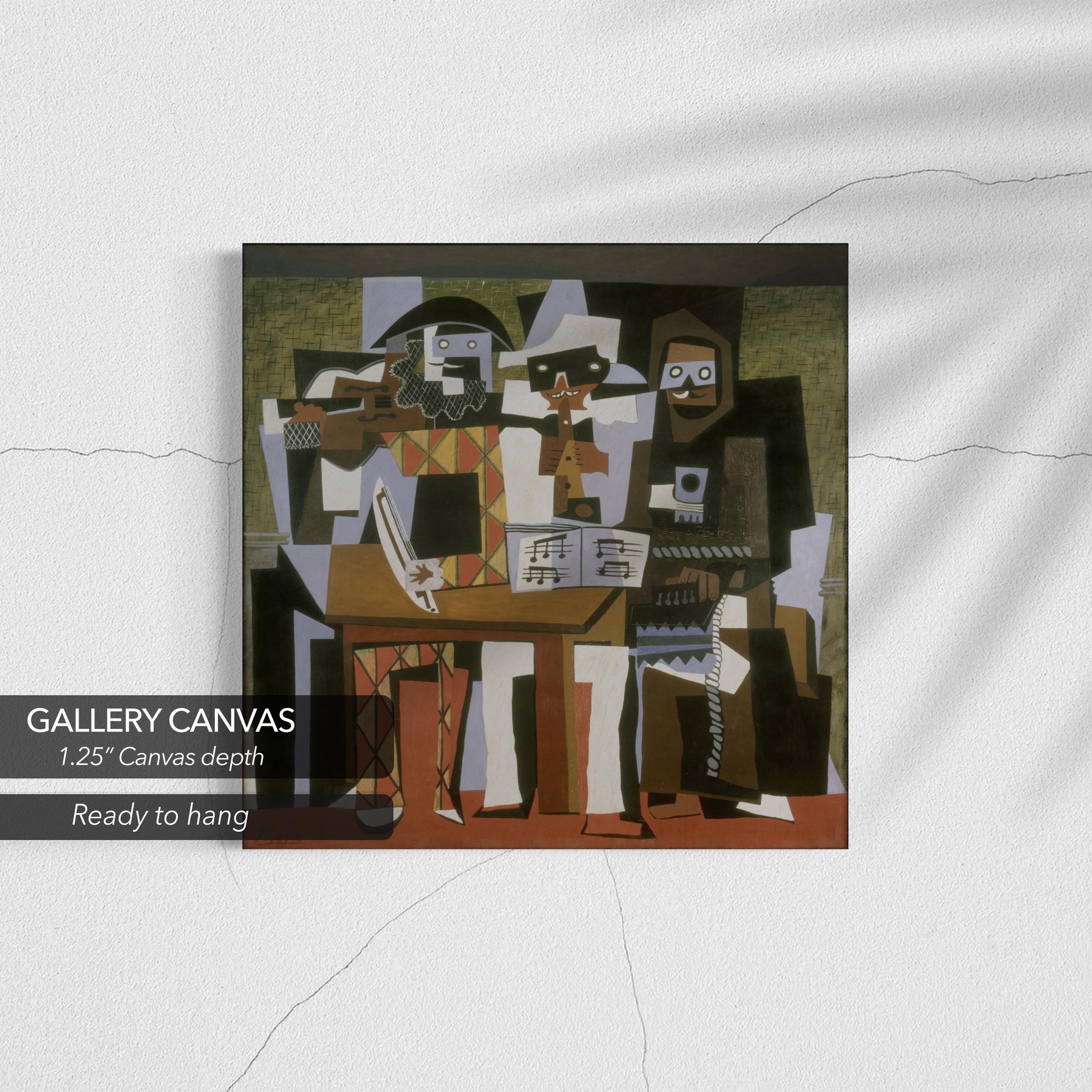 Three Musicians by Pablo Picasso | Cubism Canvas Art | Poster Print
