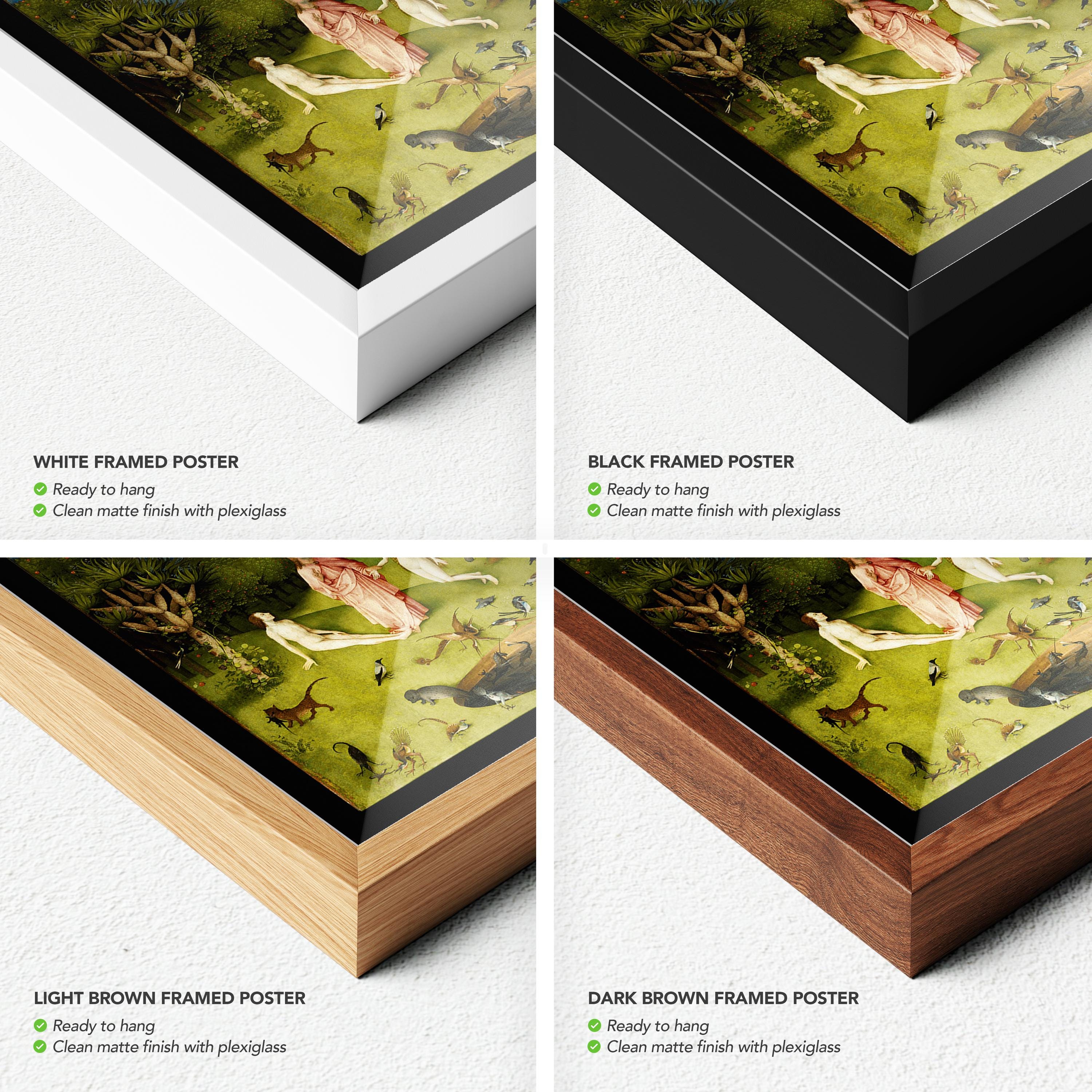 Hieronymus Bosch Garden of Earthly Delights Renaissance Surreal Canvas Art | Poster Print