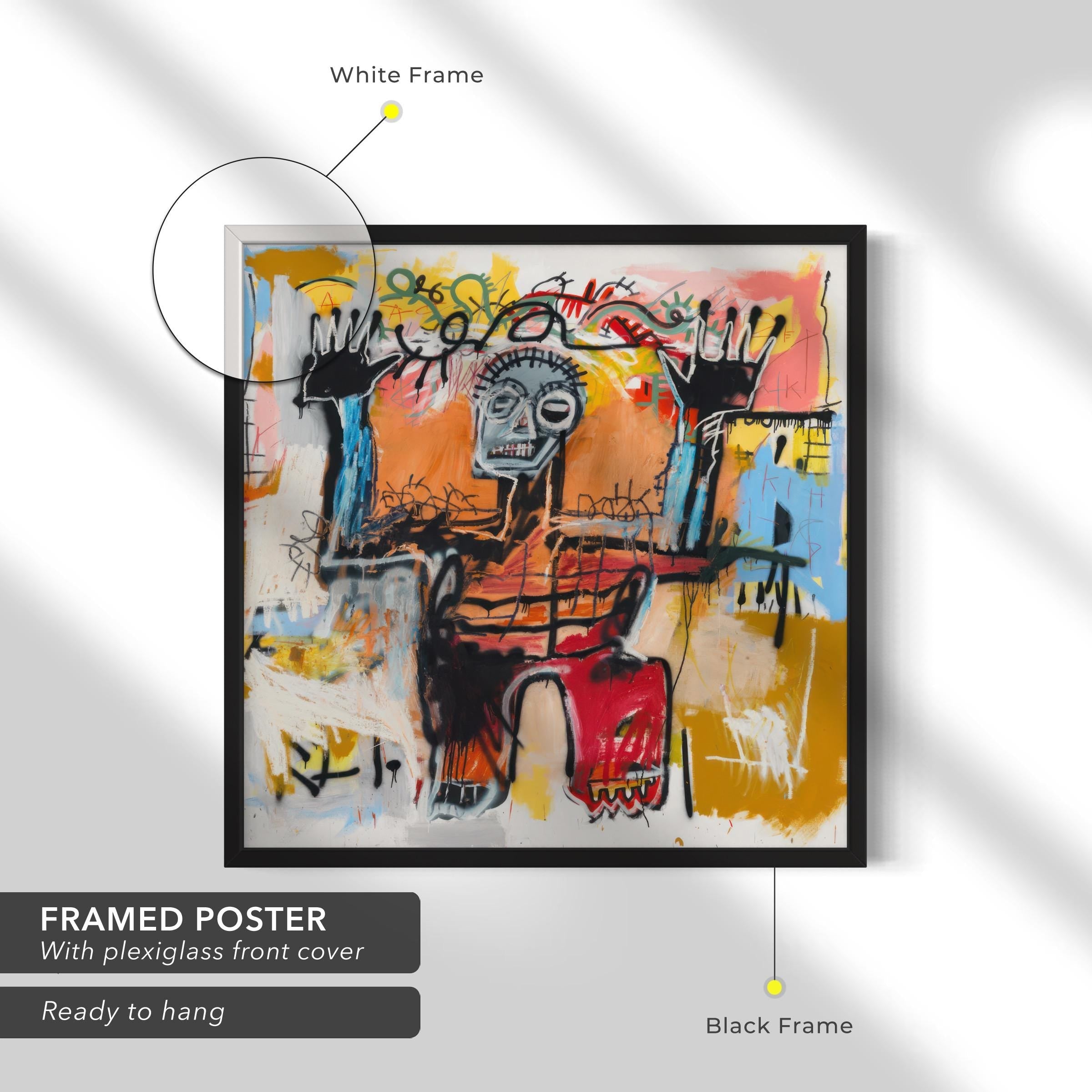 Jean-Michel Basquiat Untitled 1981 Canvas Art | Poster Print