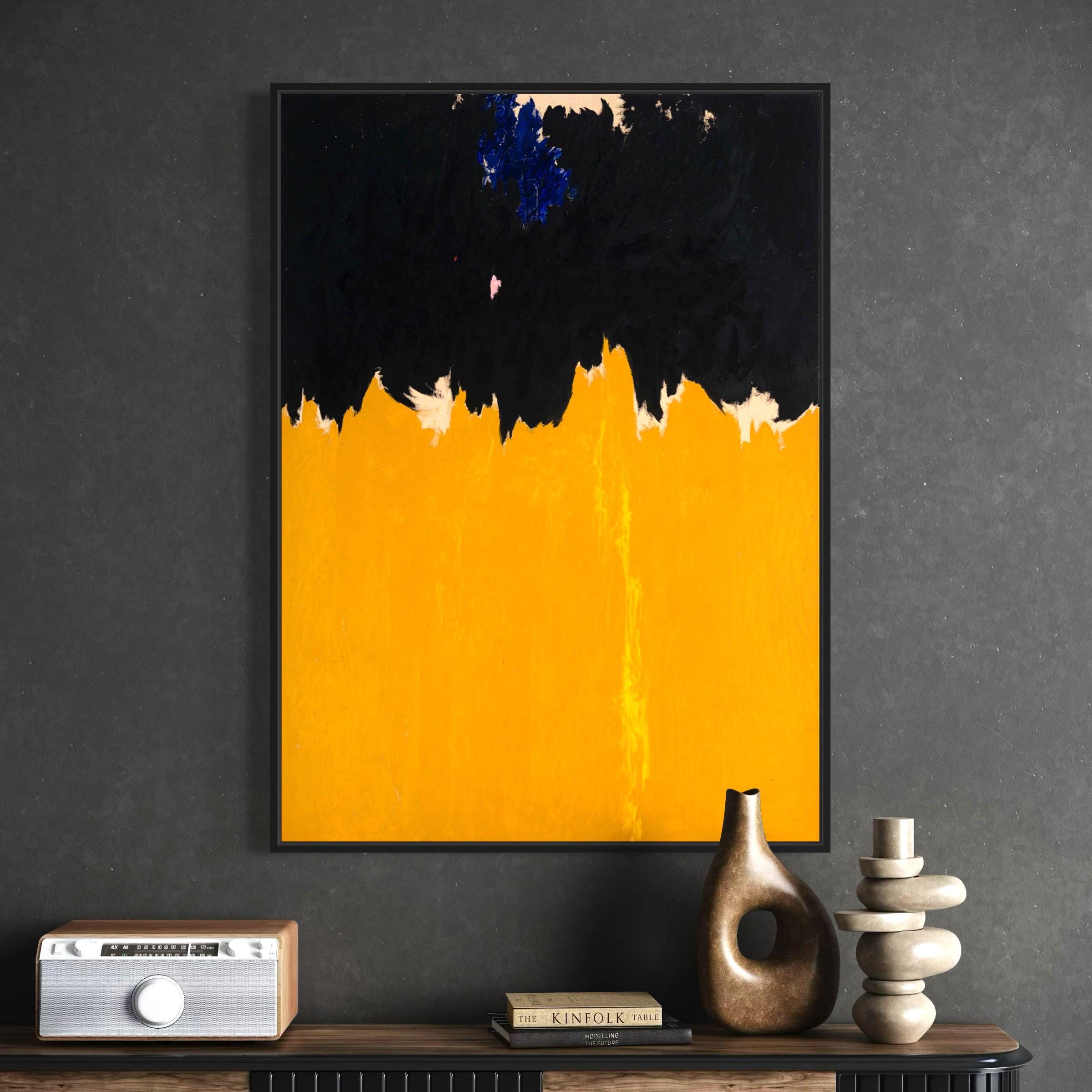 Clyfford Still Wall Art Canvas Print | Poster | PH-950 Abstract Modern Art Home & Office Decor