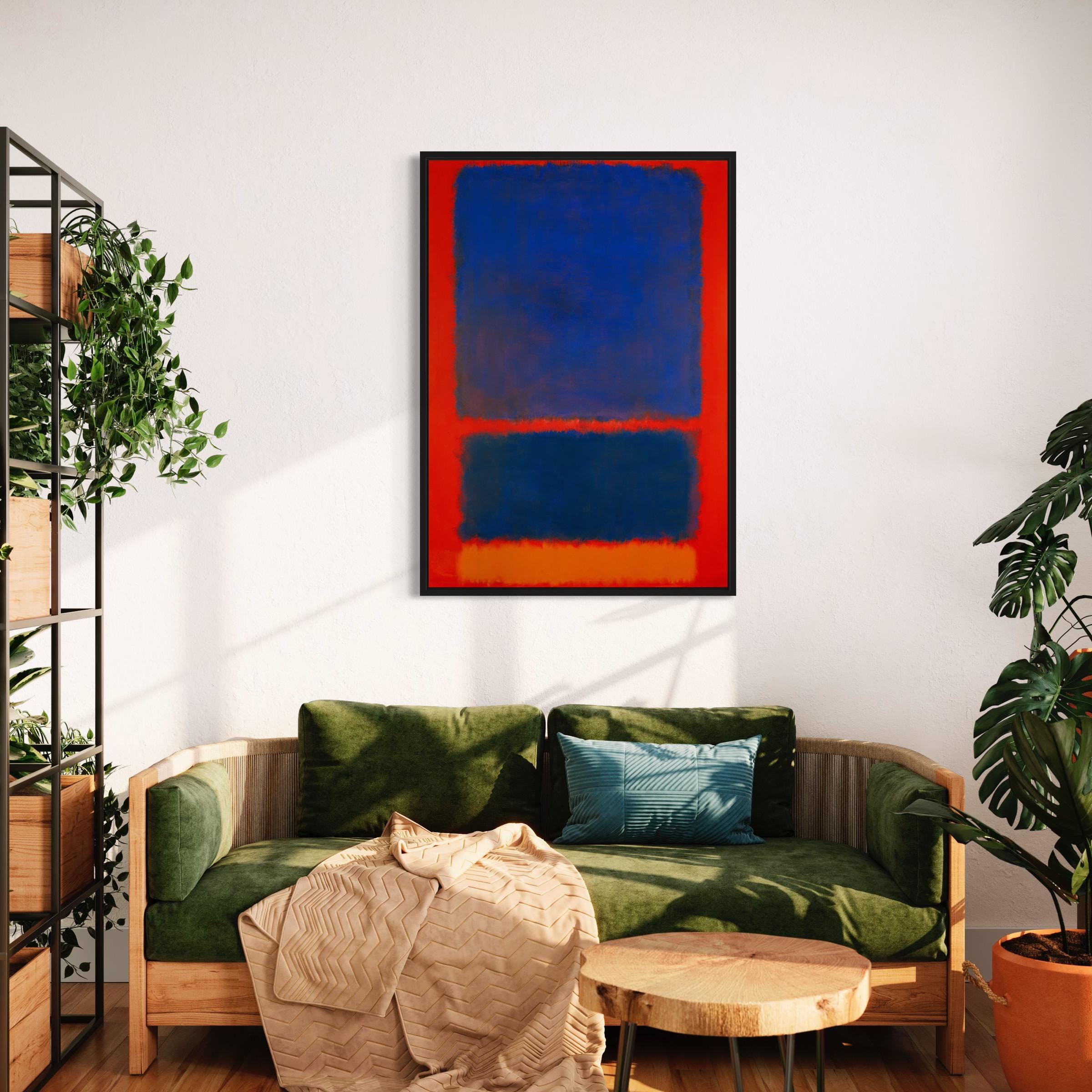 Mark Rothko Blue, Orange, Red | Abstract Expressionist Canvas Art | Poster Print