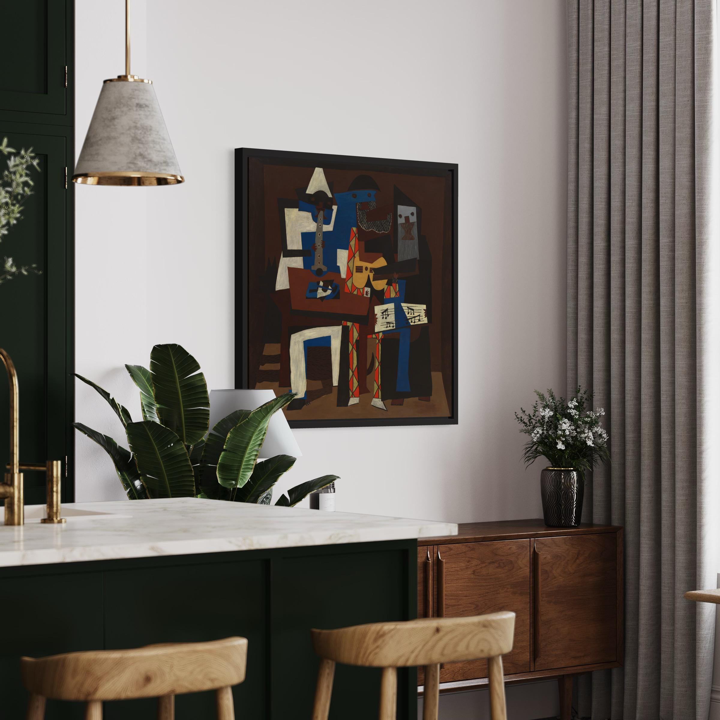 Three Musicians by Pablo Picasso Canvas Art | Poster Print