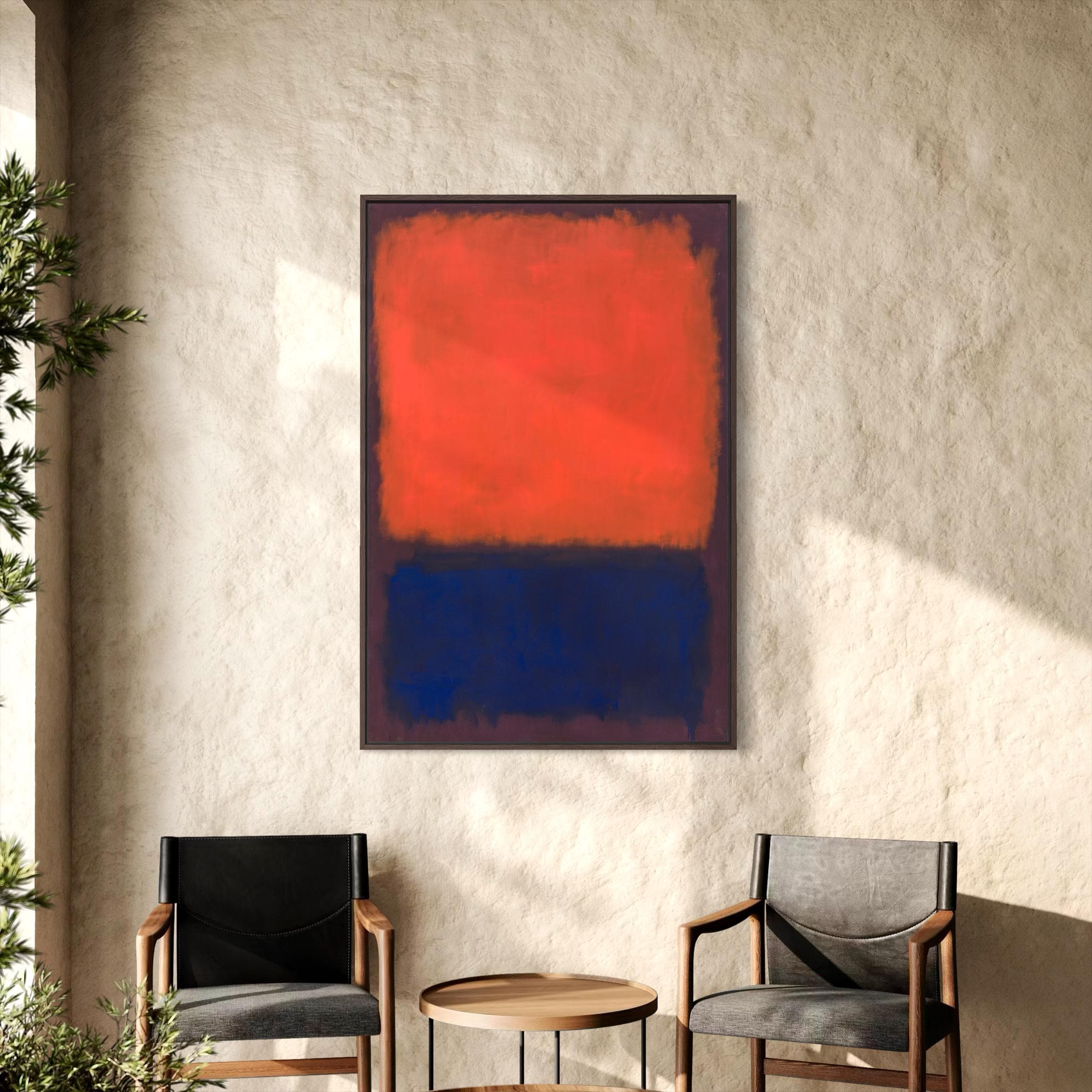 Mark Rothko No. 14 Wall Art Canvas Poster Print | Modern Expressionism Abstract Reproduction