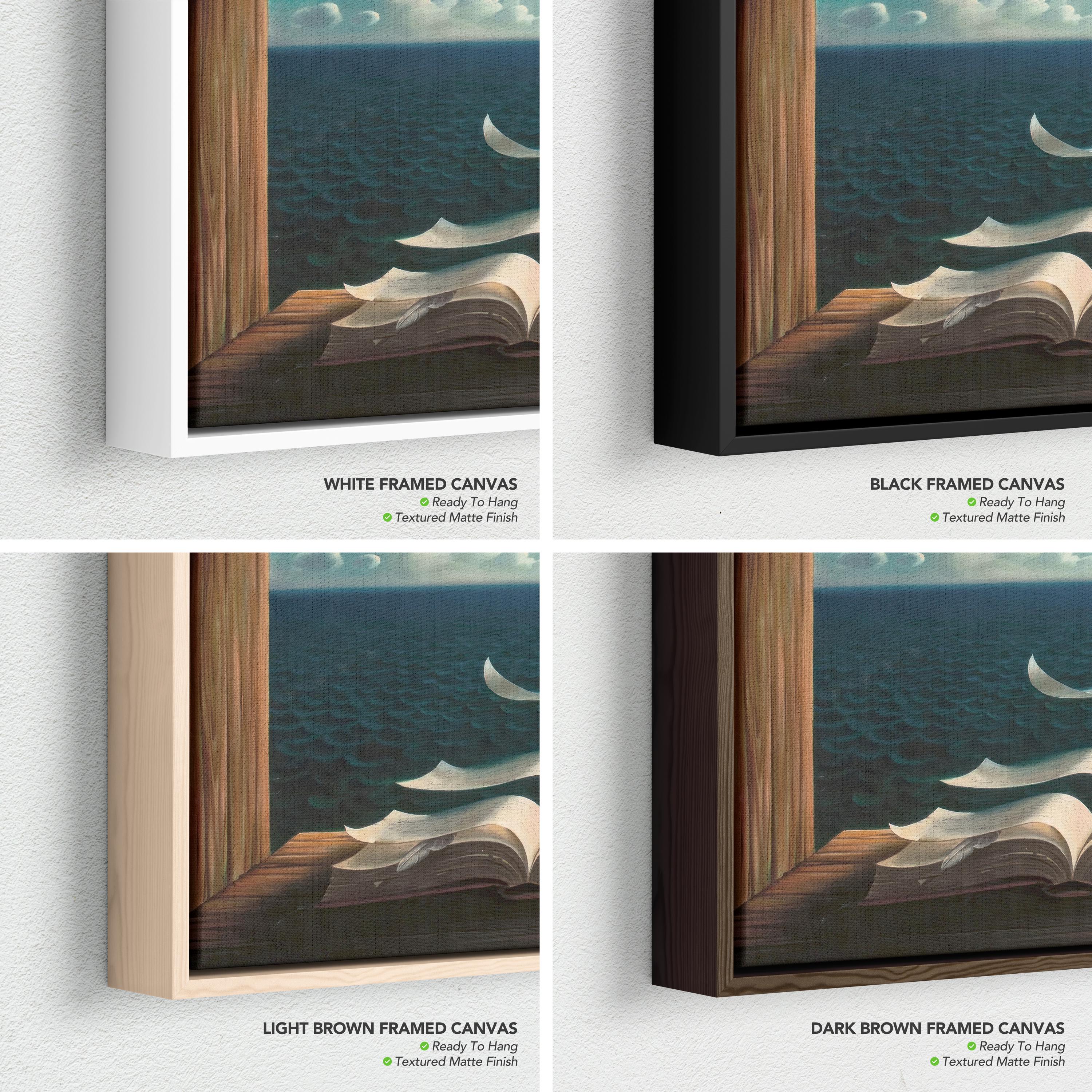 Book to Birds Salvador Dali Poster Print | Sea Canvas Wall Art