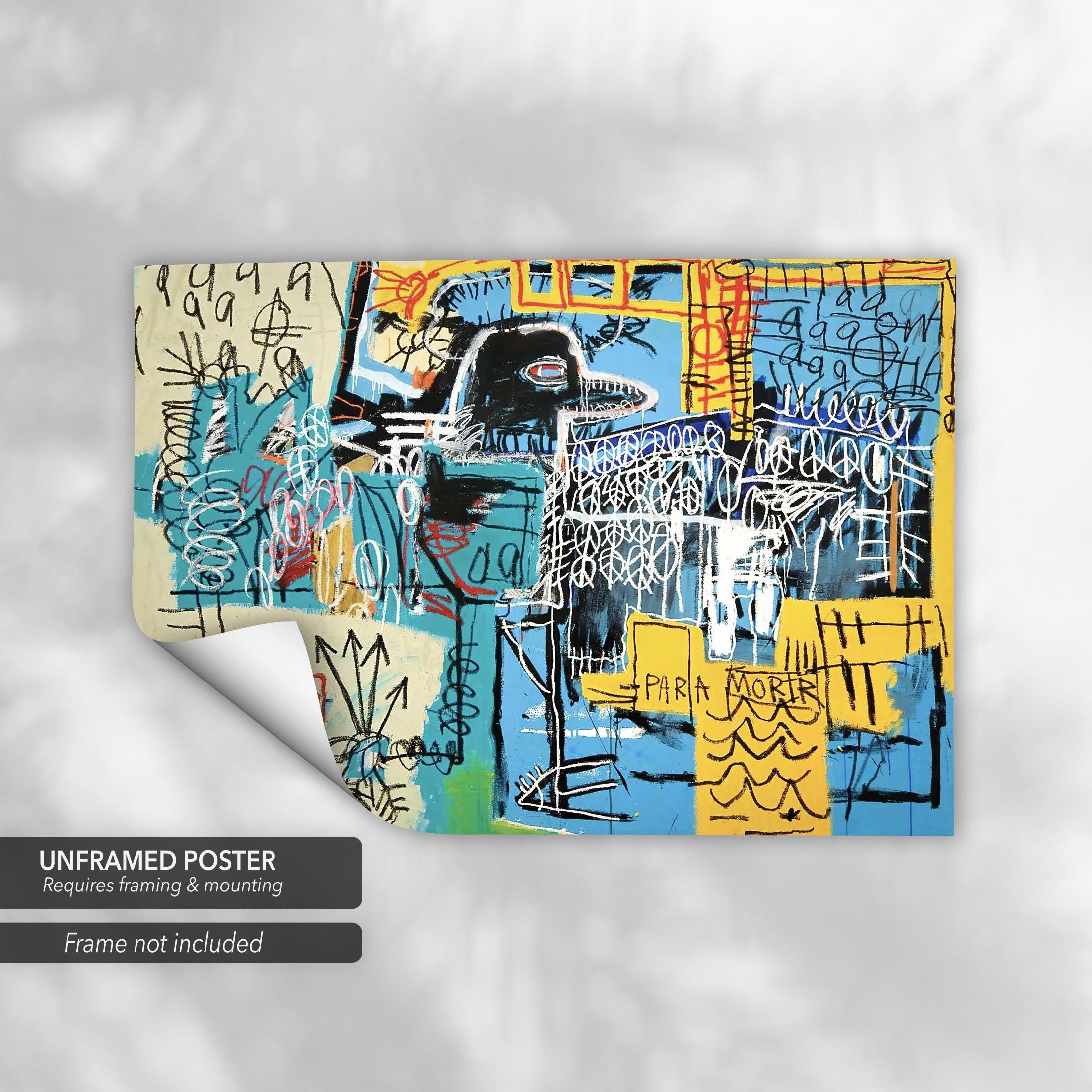 Bird On Money by Jean-Michel Basquiat Canvas Art | Poster Print
