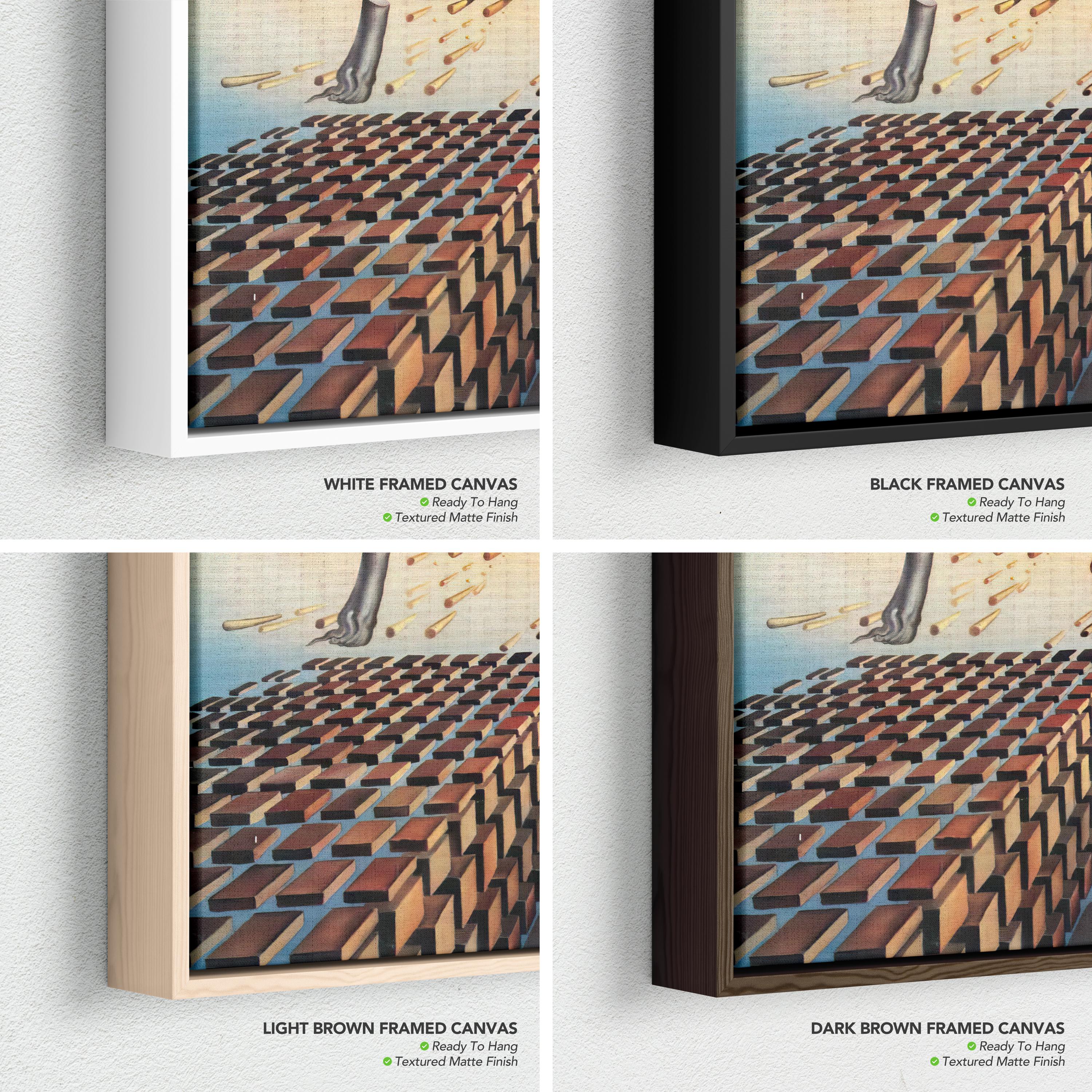Salvador Dali The Disintegration of The Persistence of Memory Poster Print | Canvas Art