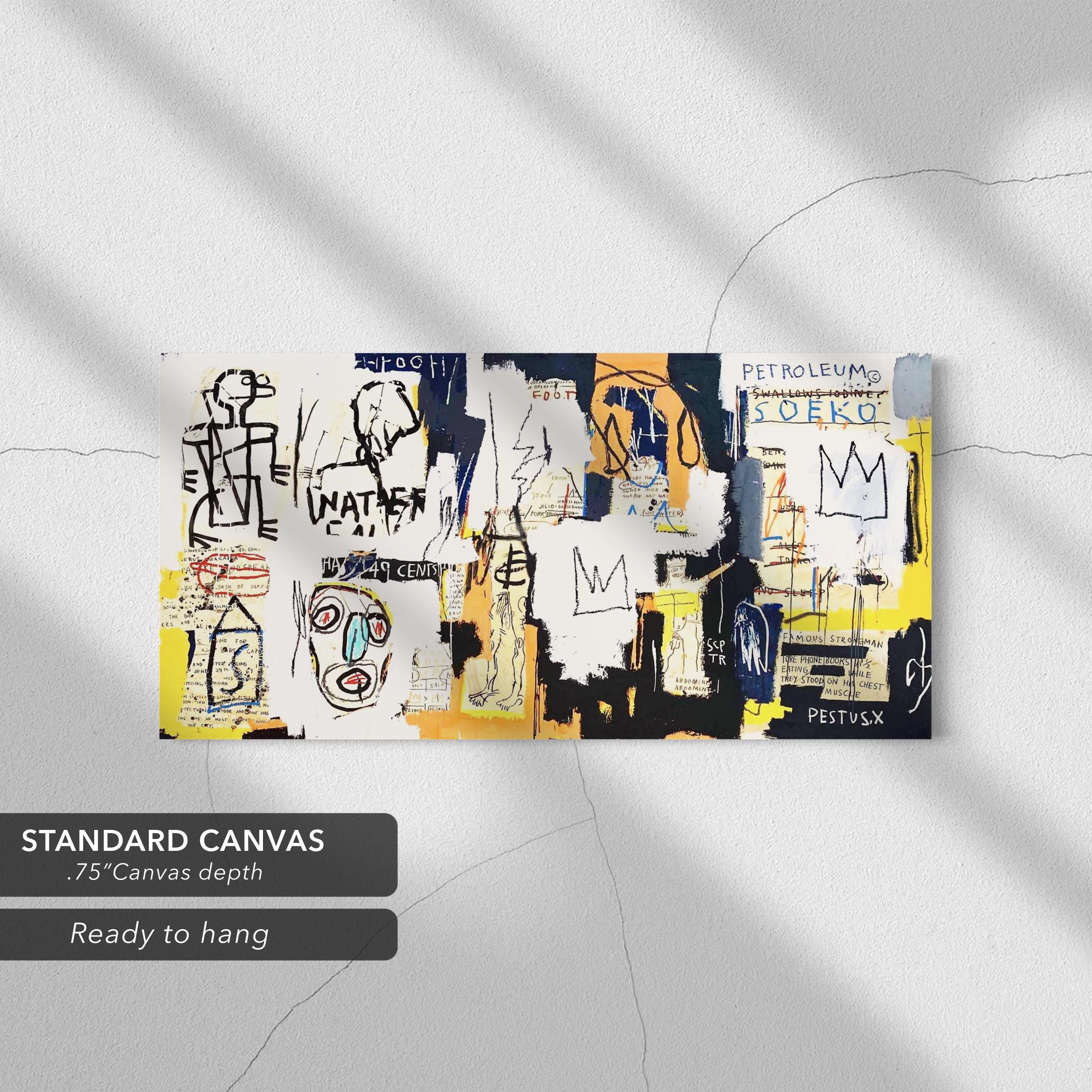 Jean-Michel Basquiat Phooey | Abstract Canvas Art | Poster Print