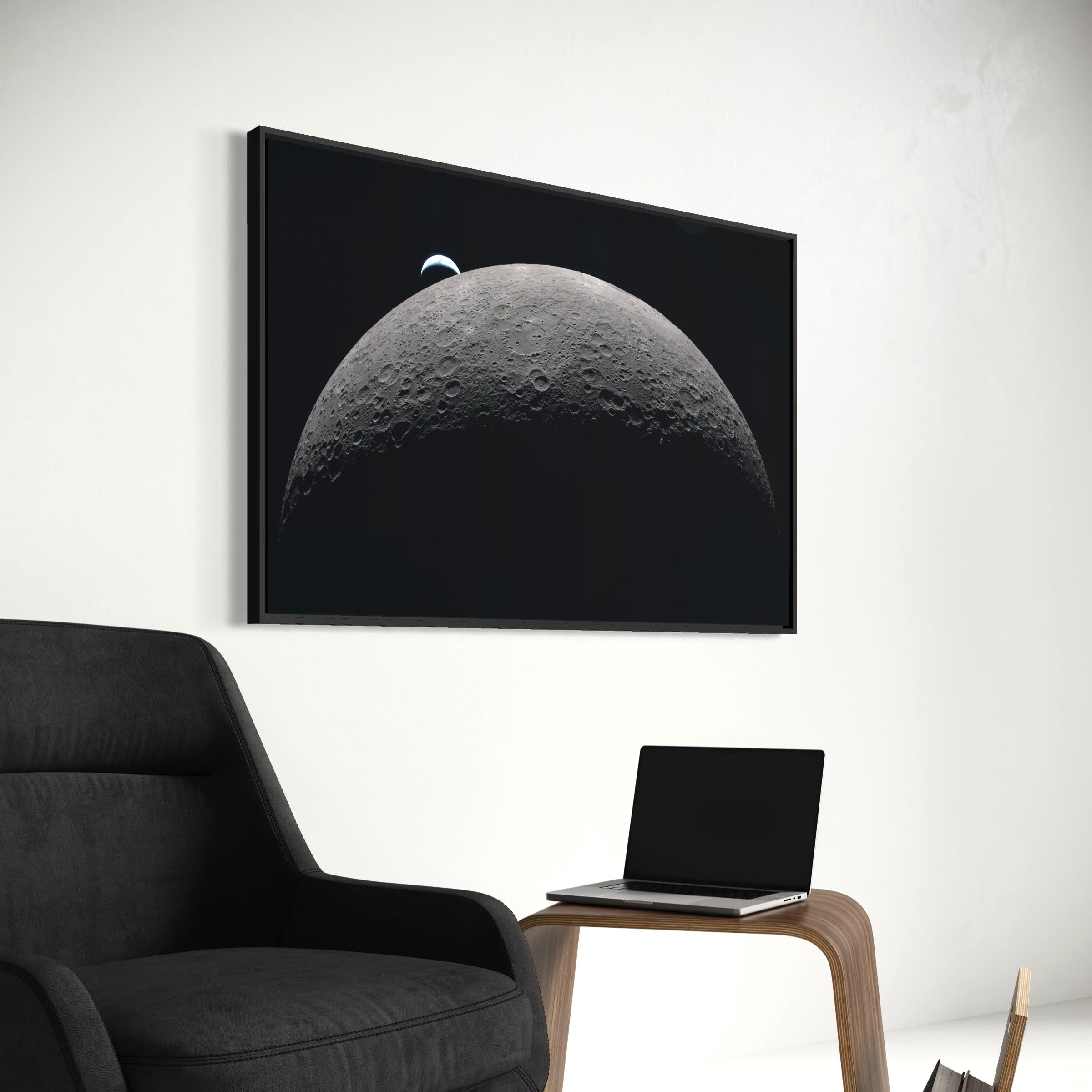 Artemis II Moon Mission | NASA Earthset Space Photo | Earthrise Artemis 2 Poster | Canvas Art