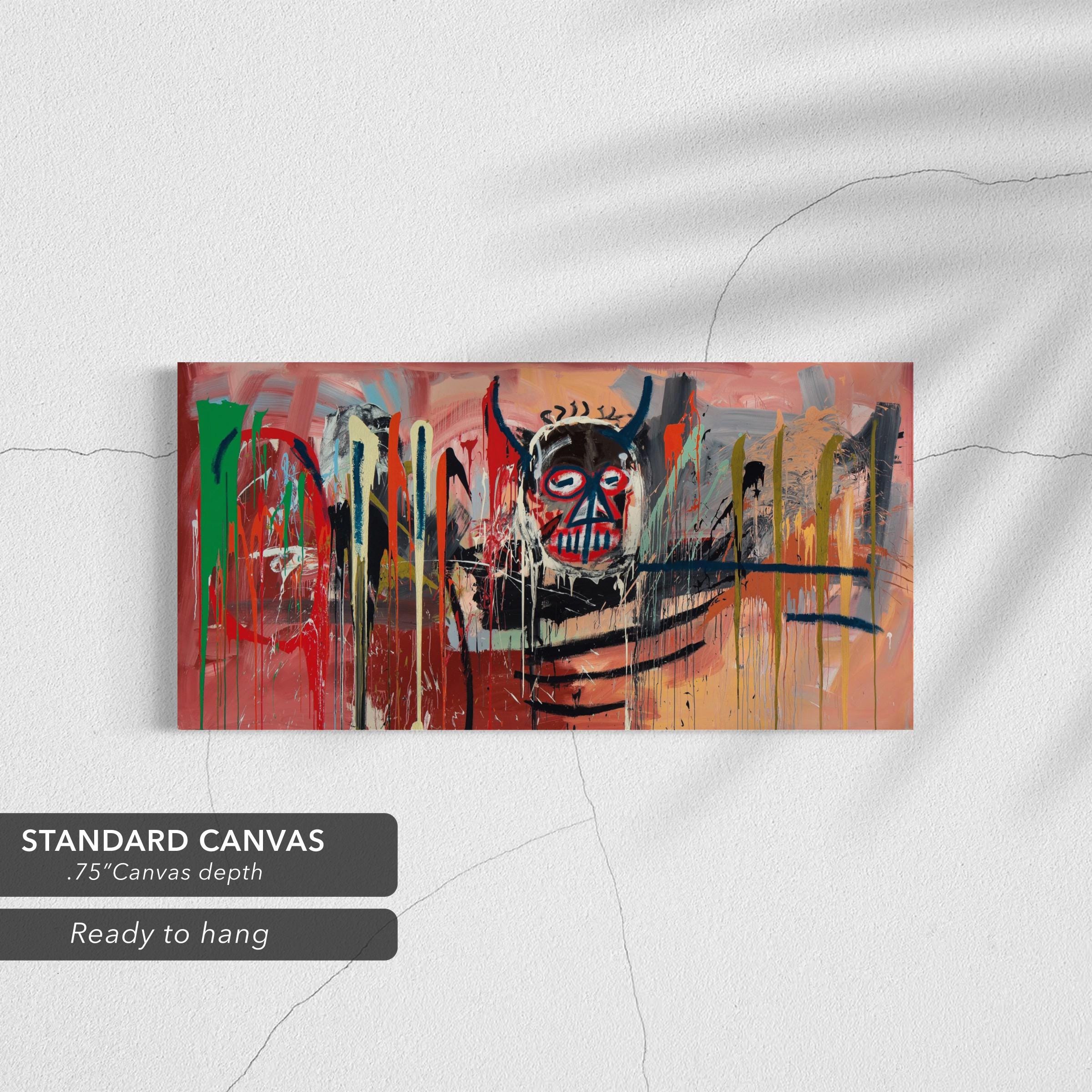 Jean-Michel Basquiat Untitled 1982 | Abstract Canvas Art | Poster Print