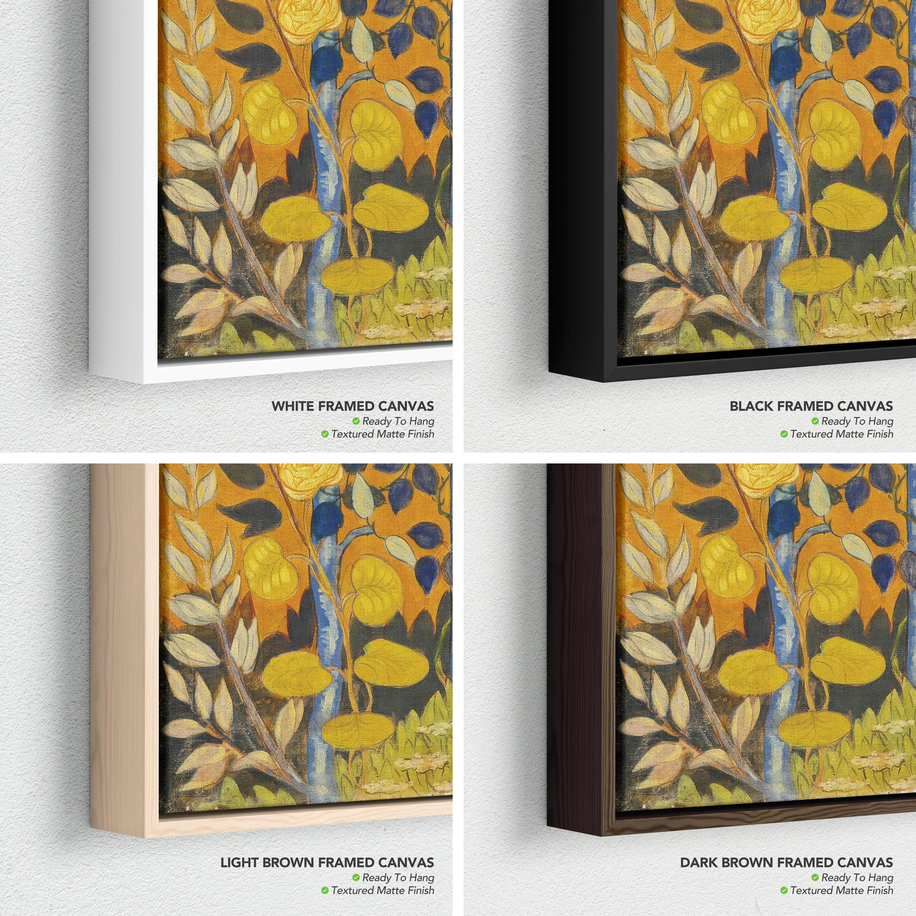 Vintage Rose Emile Bernard Abstract Flower Mid Century Canvas Art | Poster Print