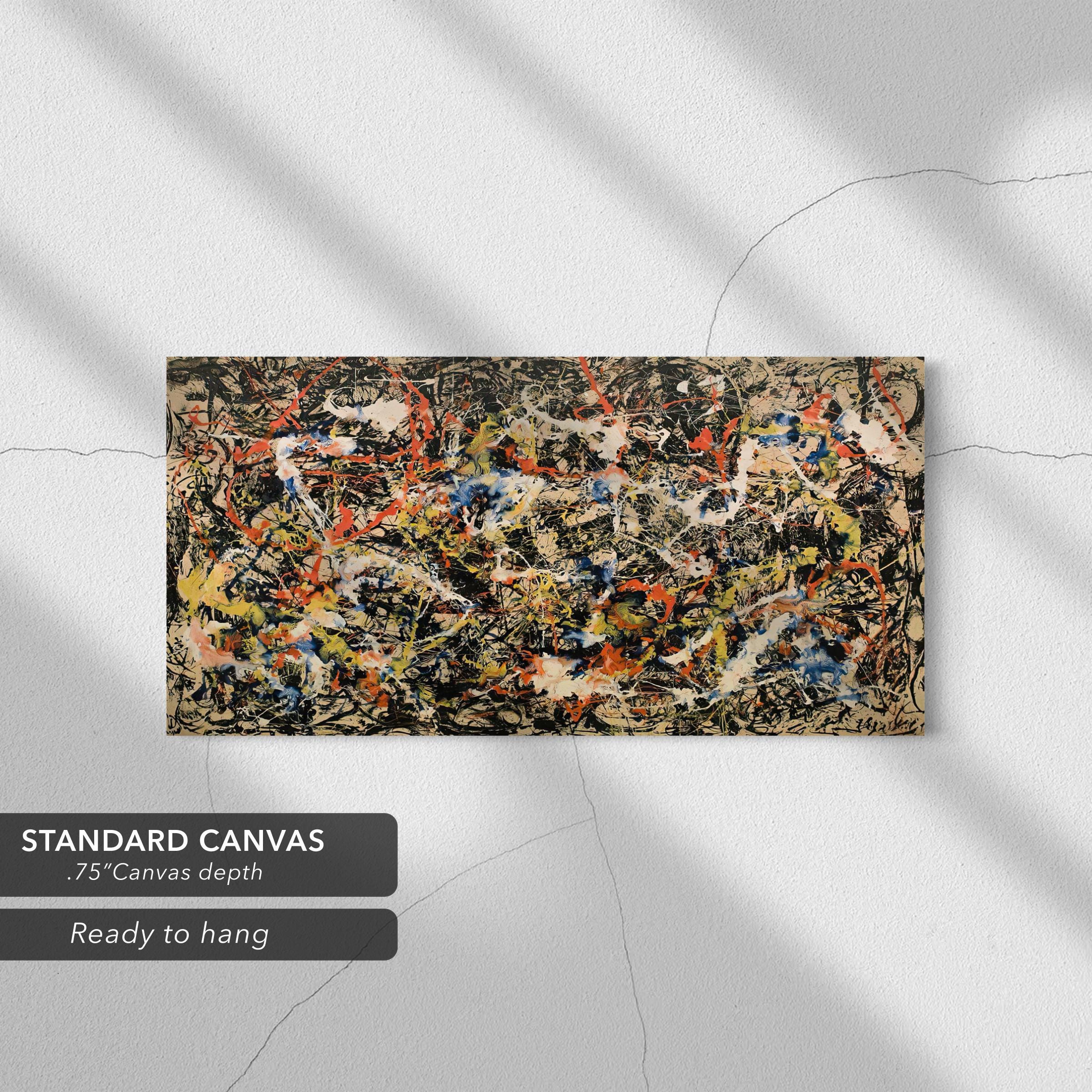 Jackson Pollock Convergence 1952 | Abstract Expressionist Canvas Art | Poster Print