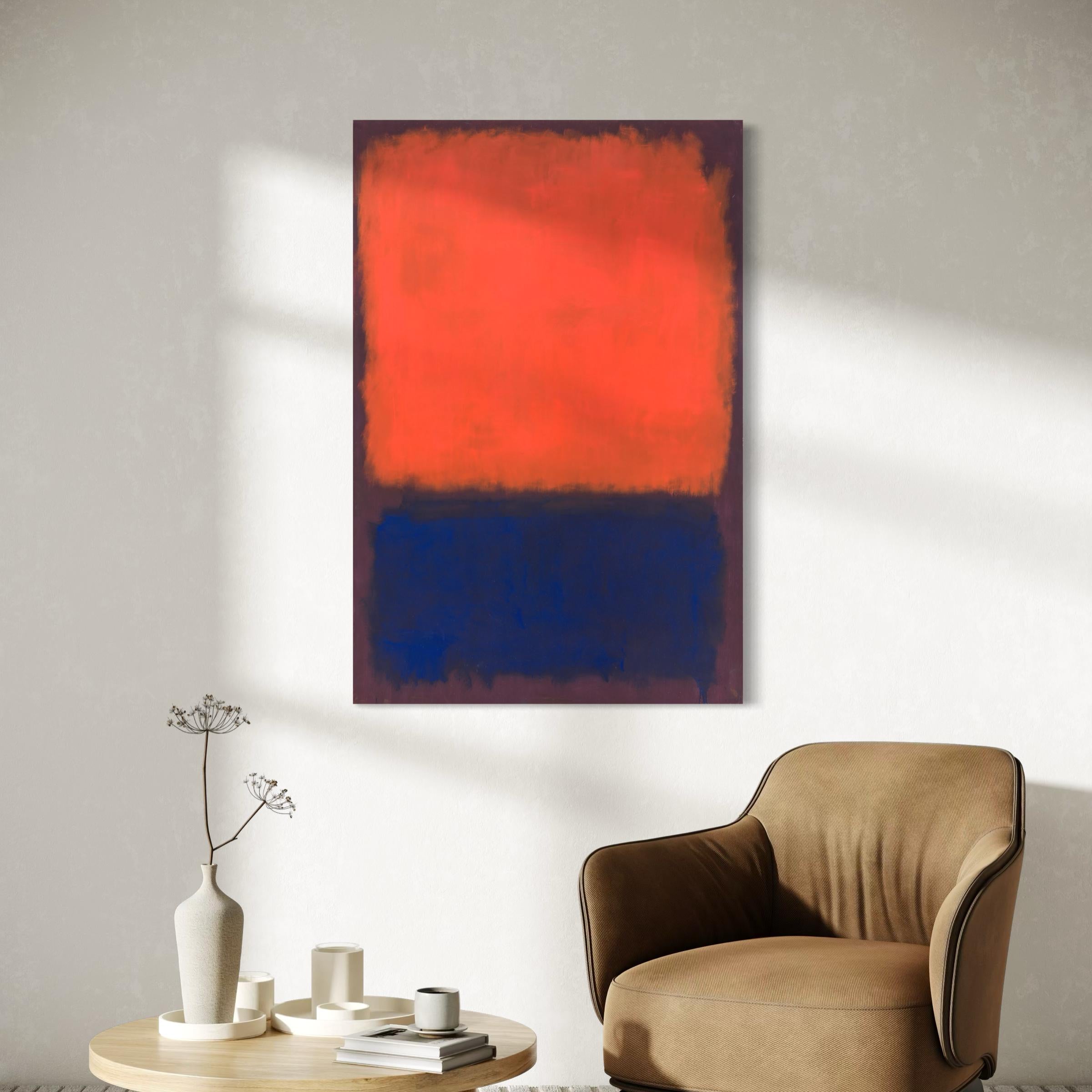 Mark Rothko No. 14 Wall Art Canvas Poster Print | Modern Expressionism Abstract Reproduction