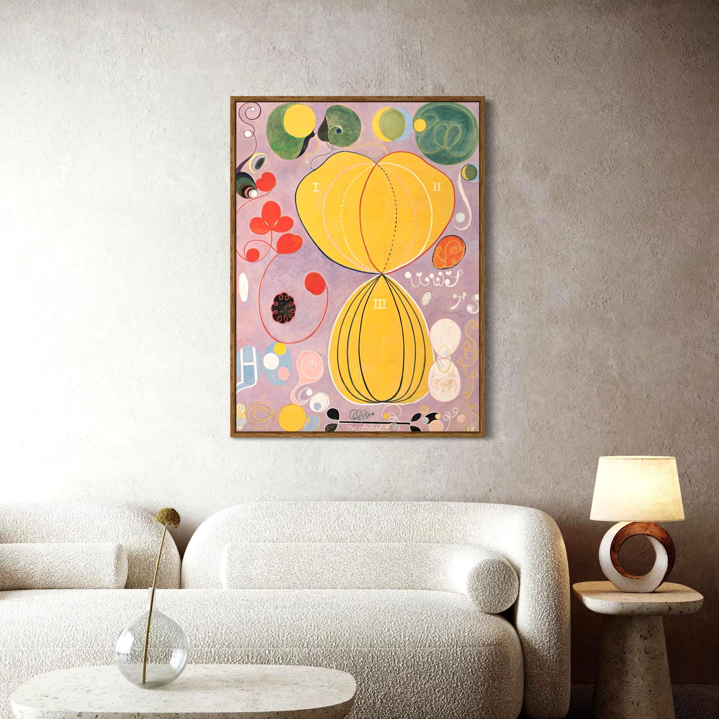 Hilma af Klint | The Ten Largest Abstract No.7 Canvas Art | Poster Print