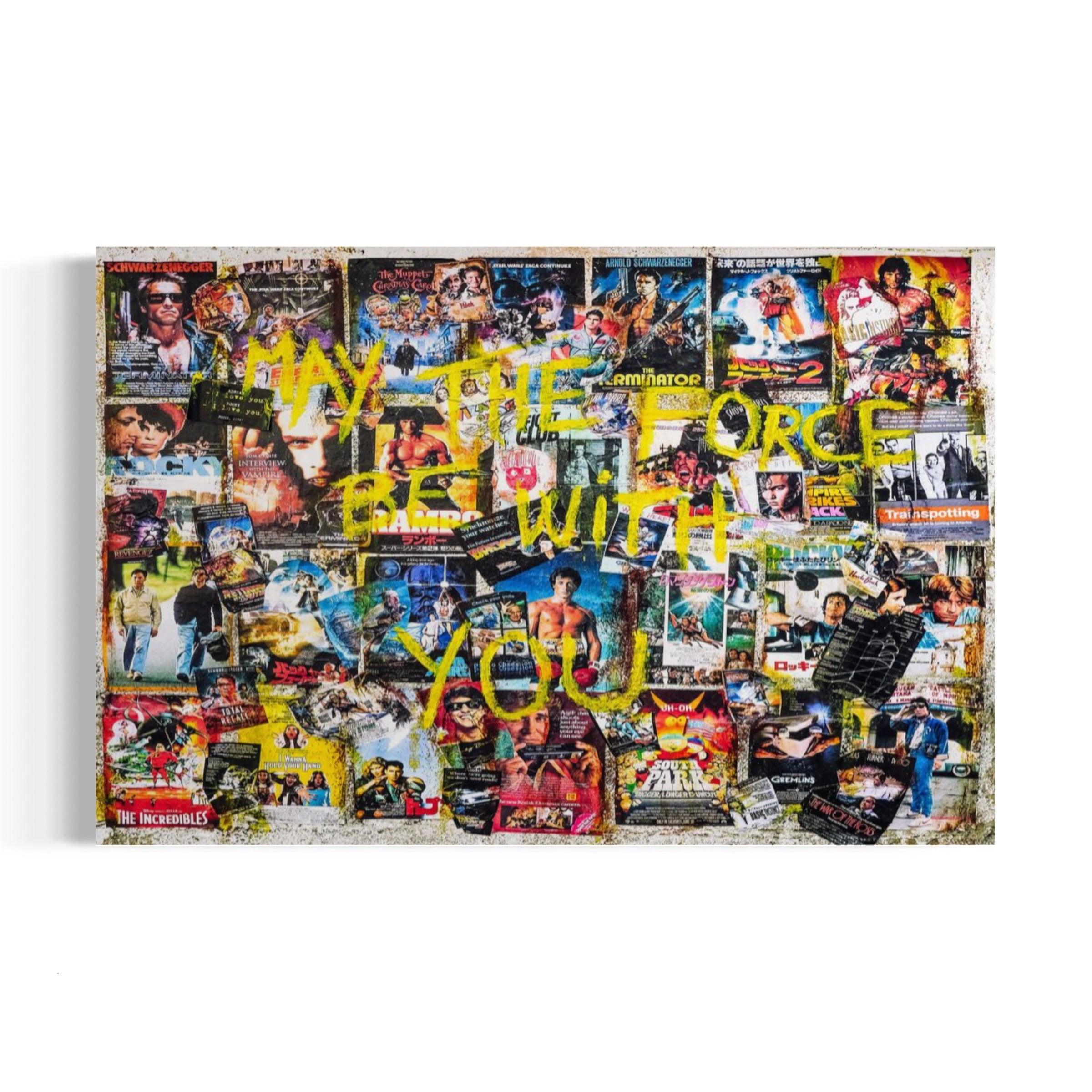 May The Force Be With You Canvas Wall Art | Poster Print