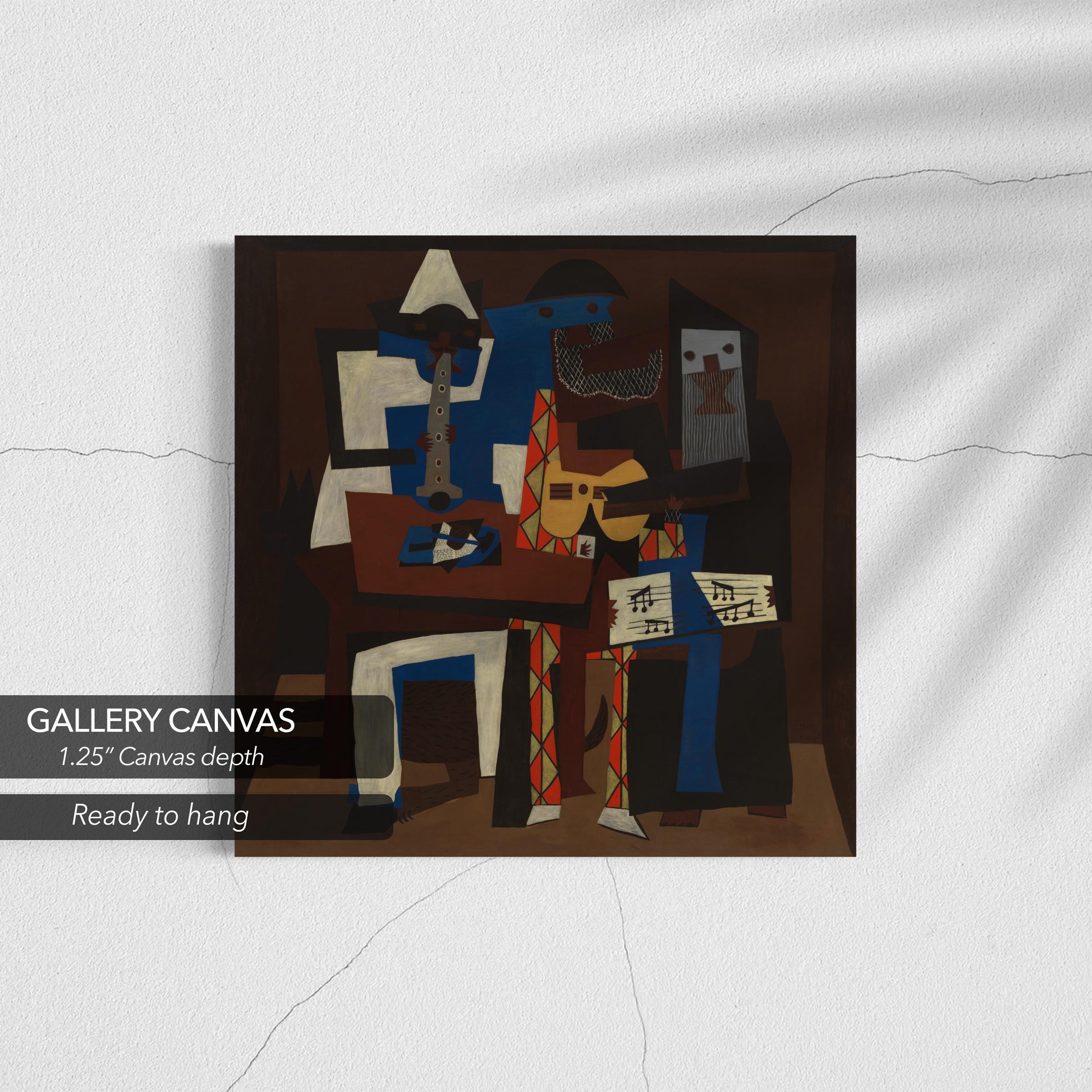 Three Musicians by Pablo Picasso Canvas Art | Poster Print