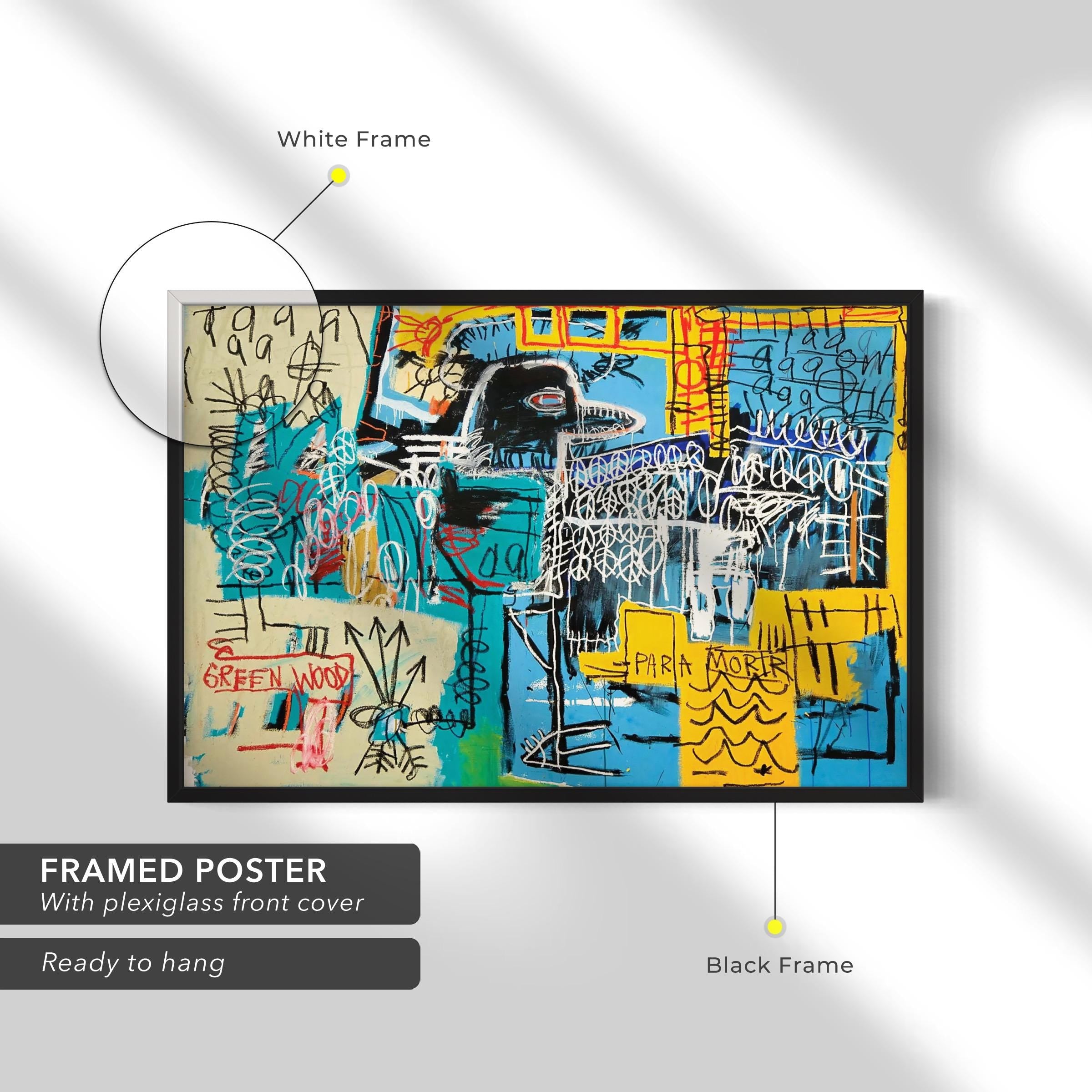 Bird On Money by Jean-Michel Basquiat Canvas Art | Poster Print