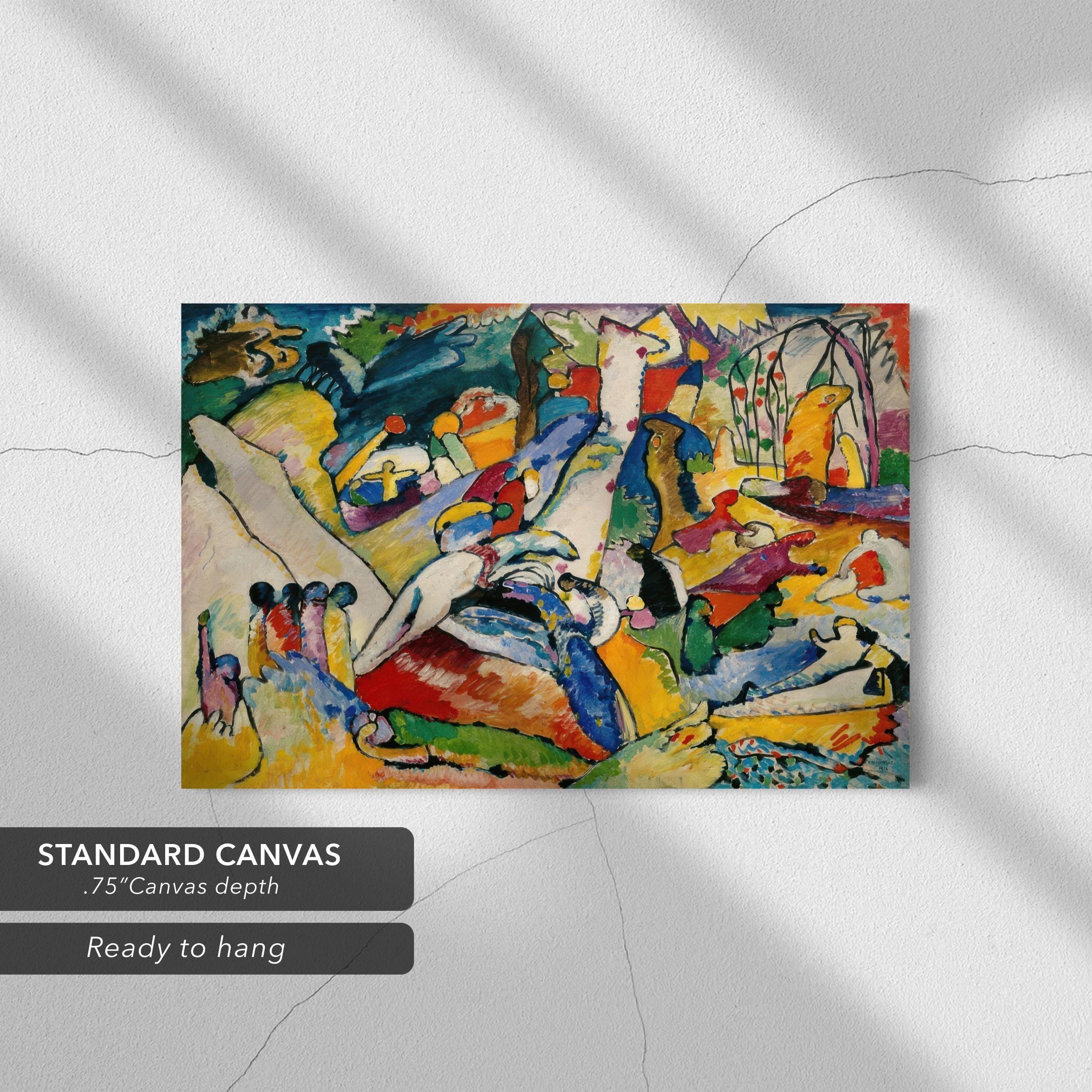Wassily Kandinsky "Sketch for Composition II" Canvas Art | Poster Print