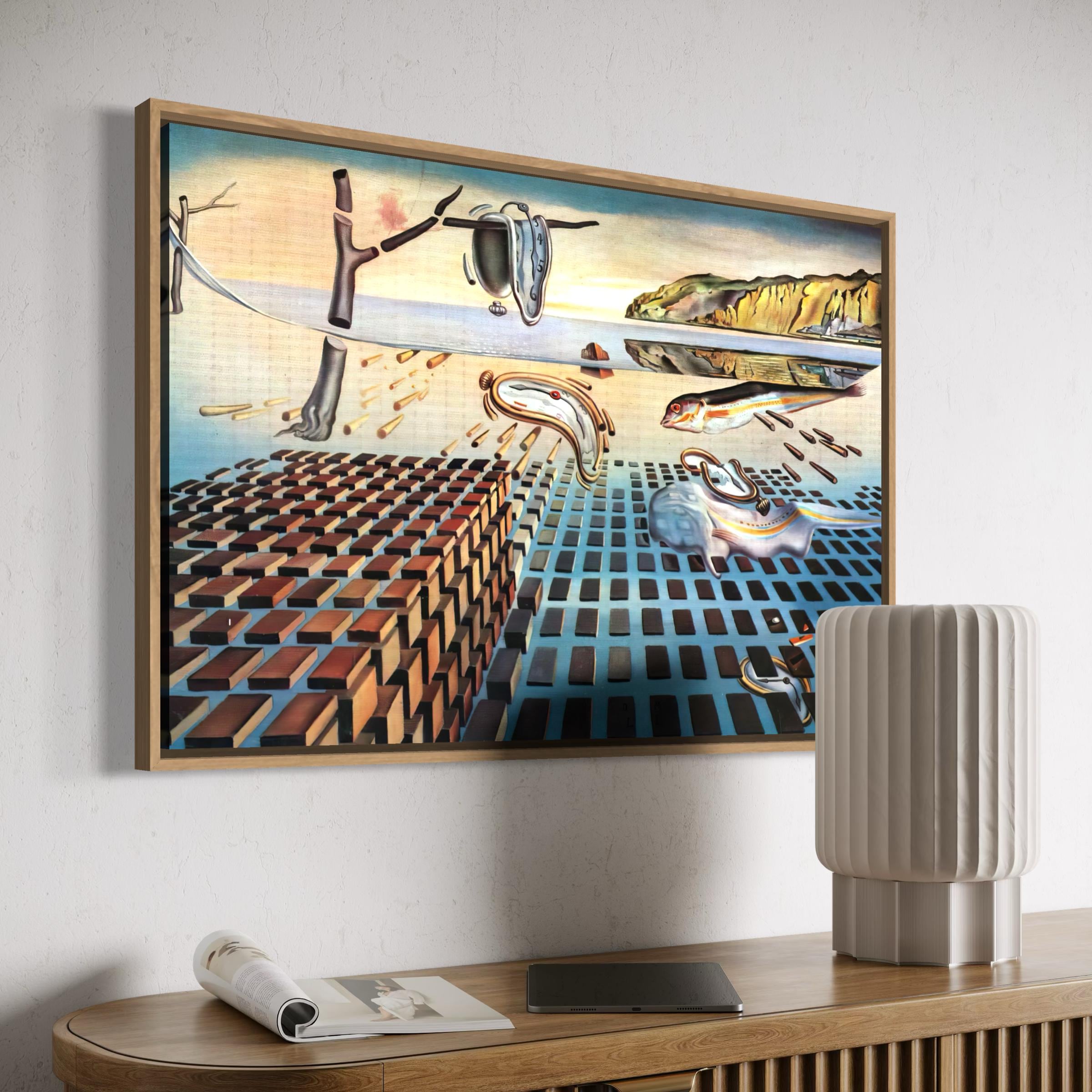 Salvador Dali The Disintegration of The Persistence of Memory Poster Print | Canvas Art