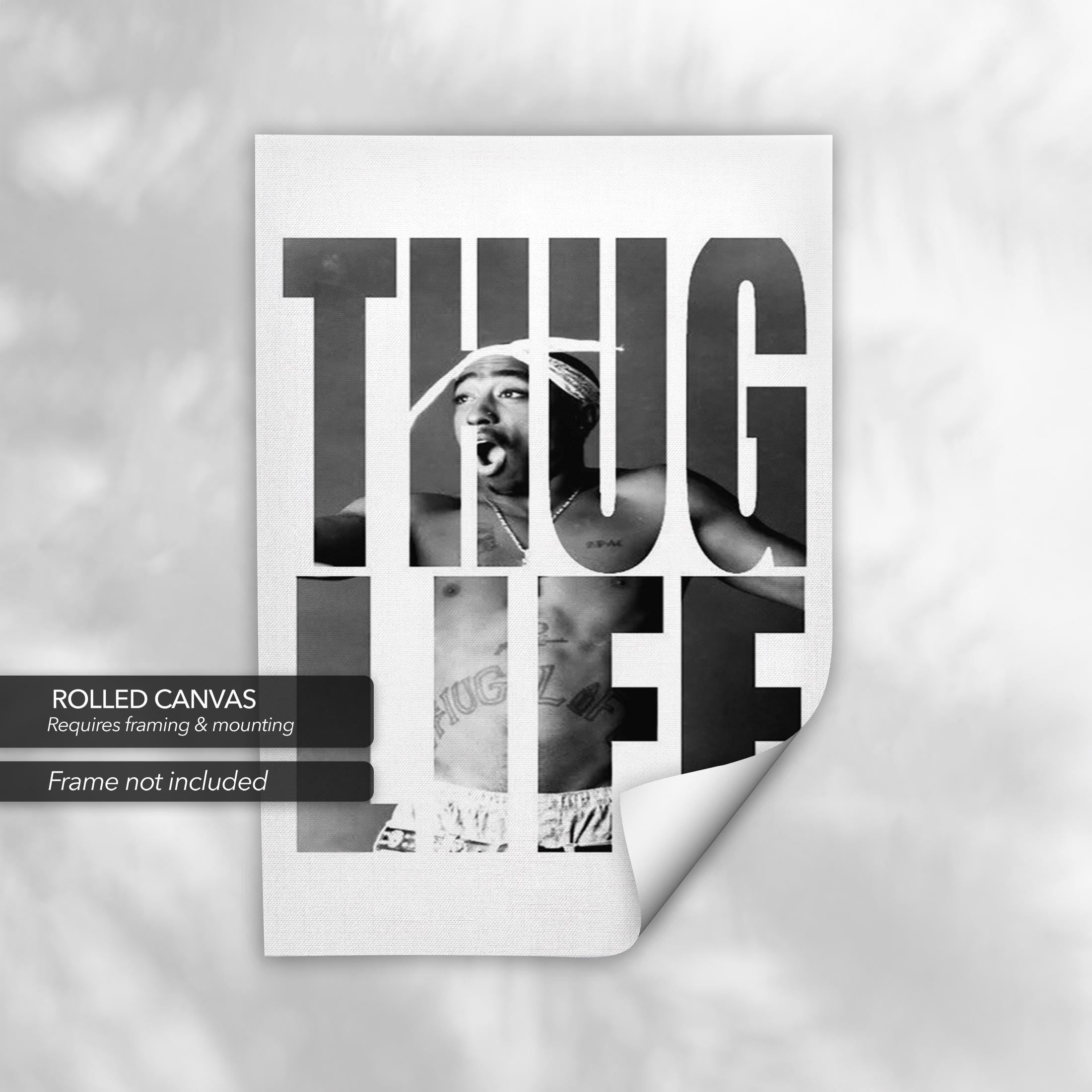 Tupac Shakur Thug Life Canvas Art | Poster Print