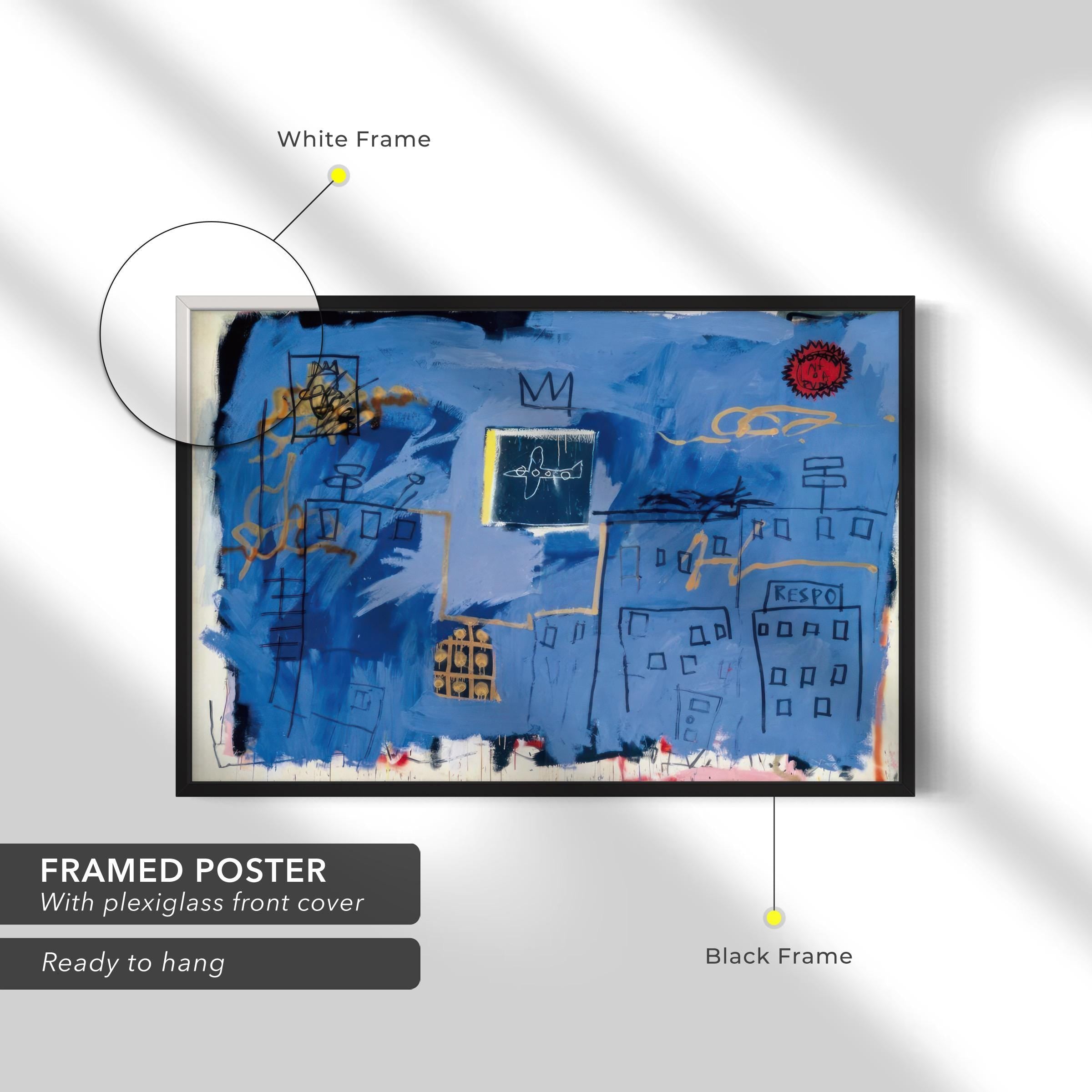 Jean-Michel Basquiat Untitled 1981 | Abstract Modern Canvas Art | Poster Print