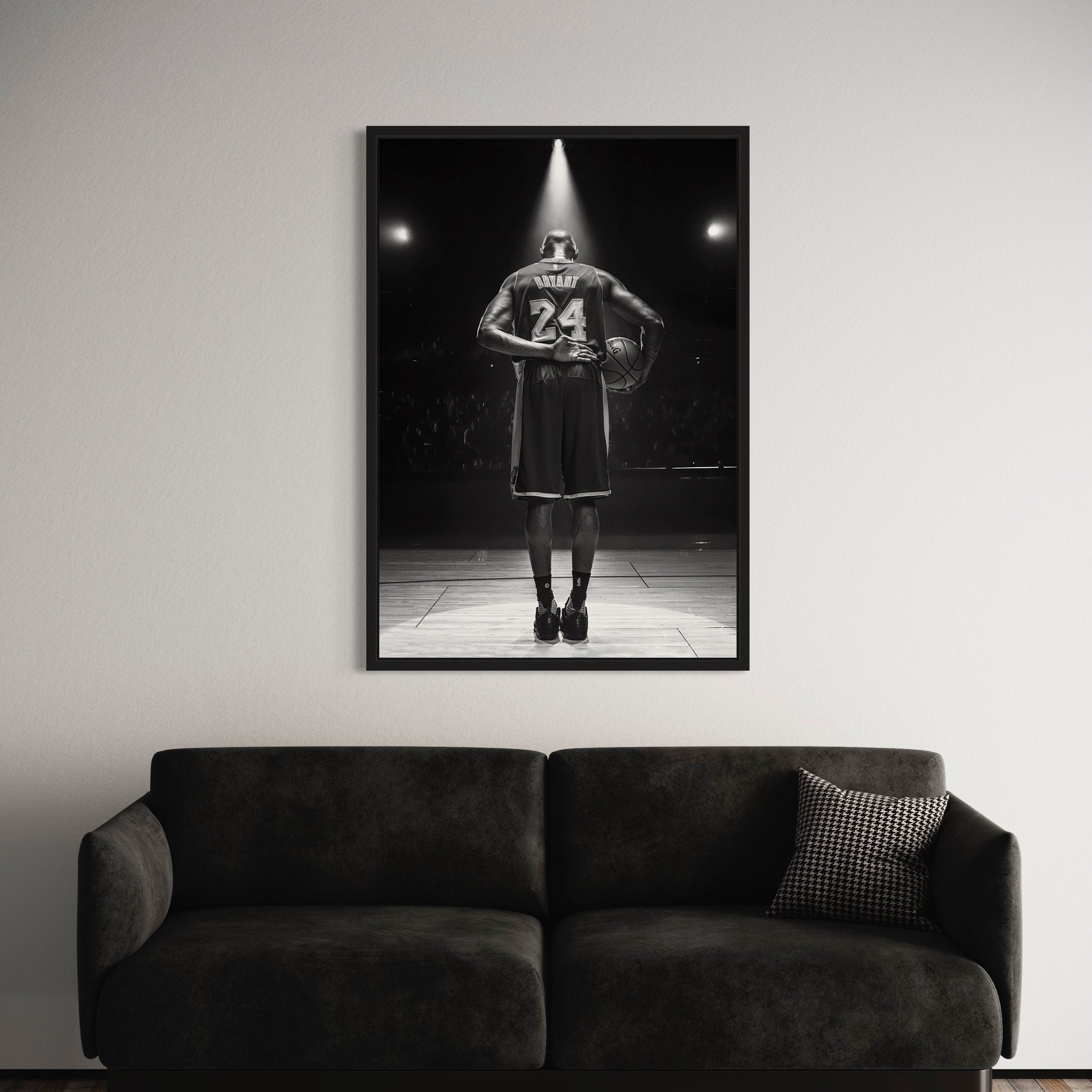 Legendary Kobe Bryant Mamba 24 | Basketball NBA Canvas Art | Poster Print