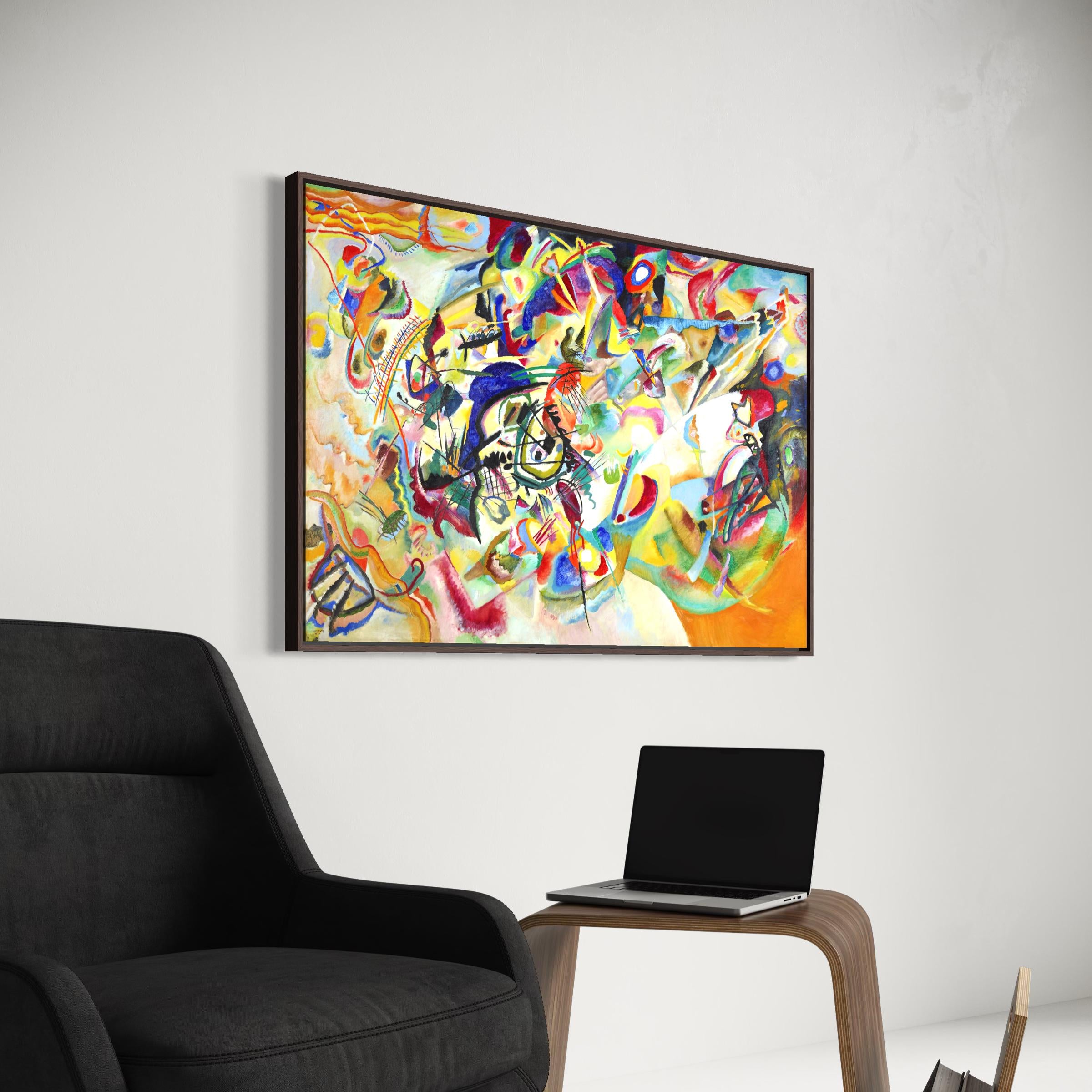 Wassily Kandinsky Composition VII | Geometric Abstraction Canvas Wall Art | Poster Print
