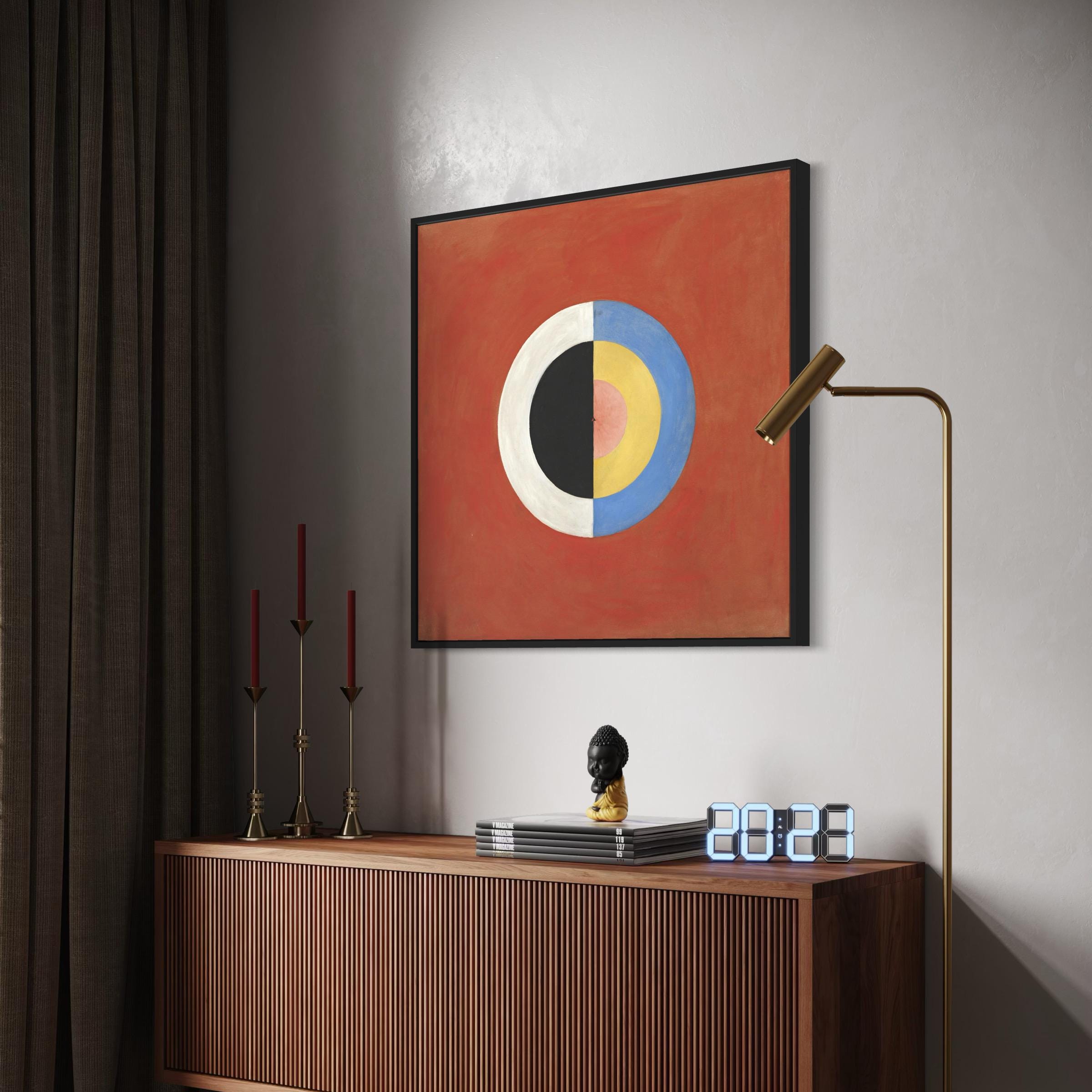 Hilma af Klint The Swan No.17 Geometric Abstract Canvas Art | Poster Print
