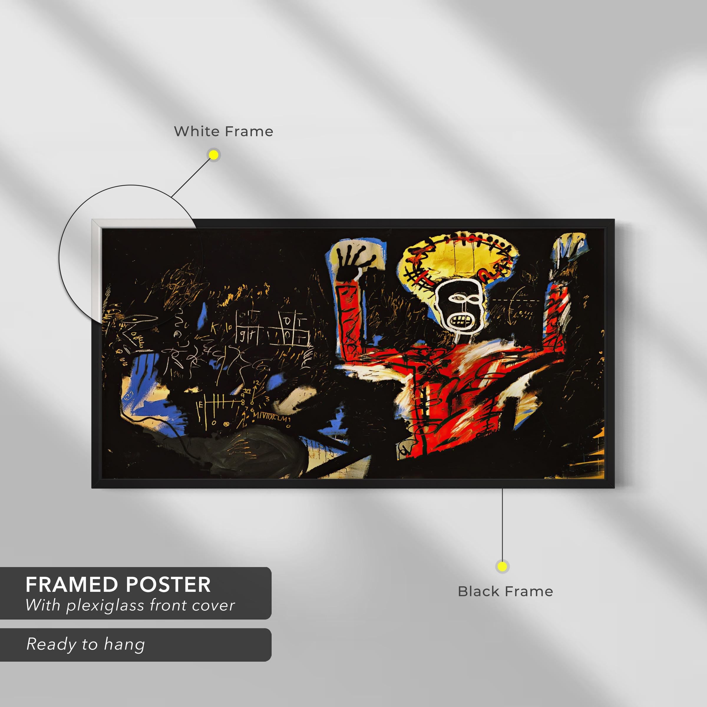 Jean-Michel Basquiat Profit I 1982 | Abstract Canvas Art | Poster Print
