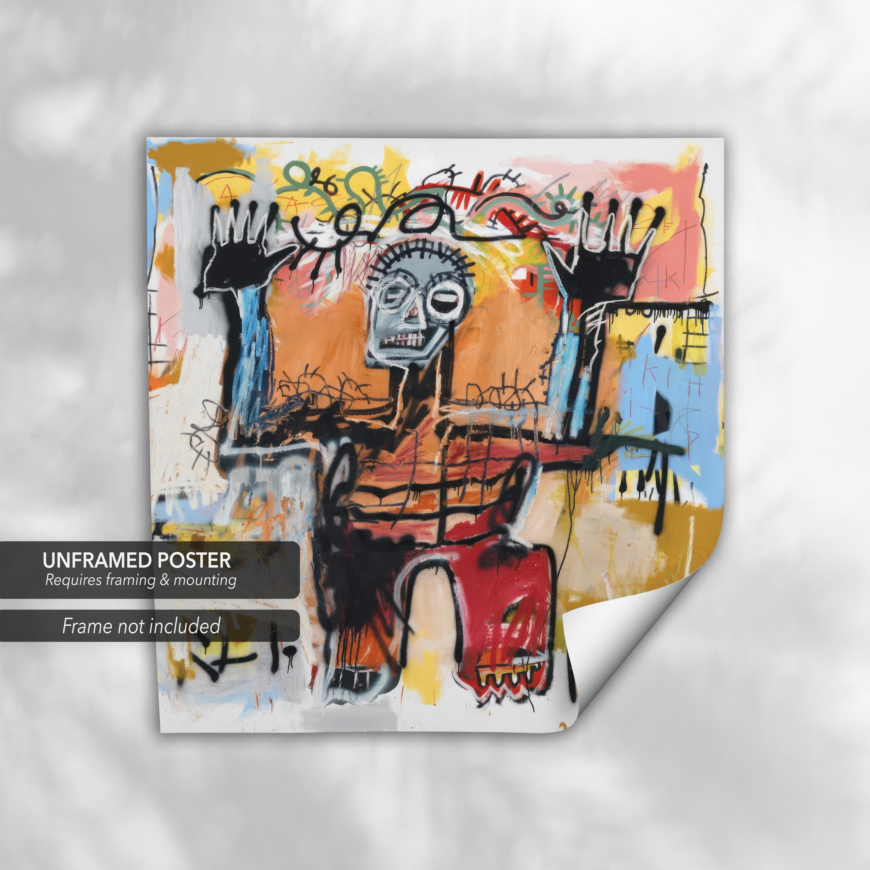 Jean-Michel Basquiat Untitled 1981 Canvas Art | Poster Print