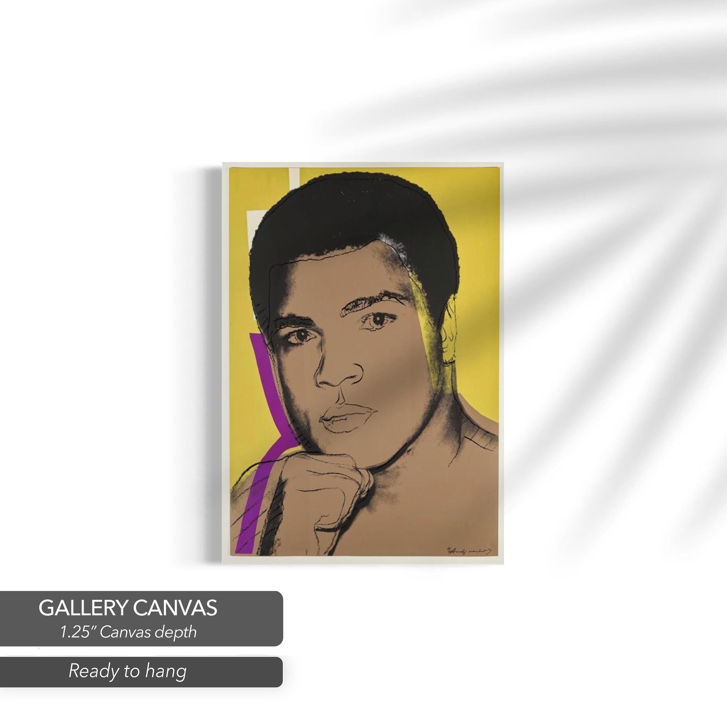 Andy Warhol Muhammad Ali, 1978 Set of 4 Pop Art Portraits Poster Prints | Canvas Wall Art