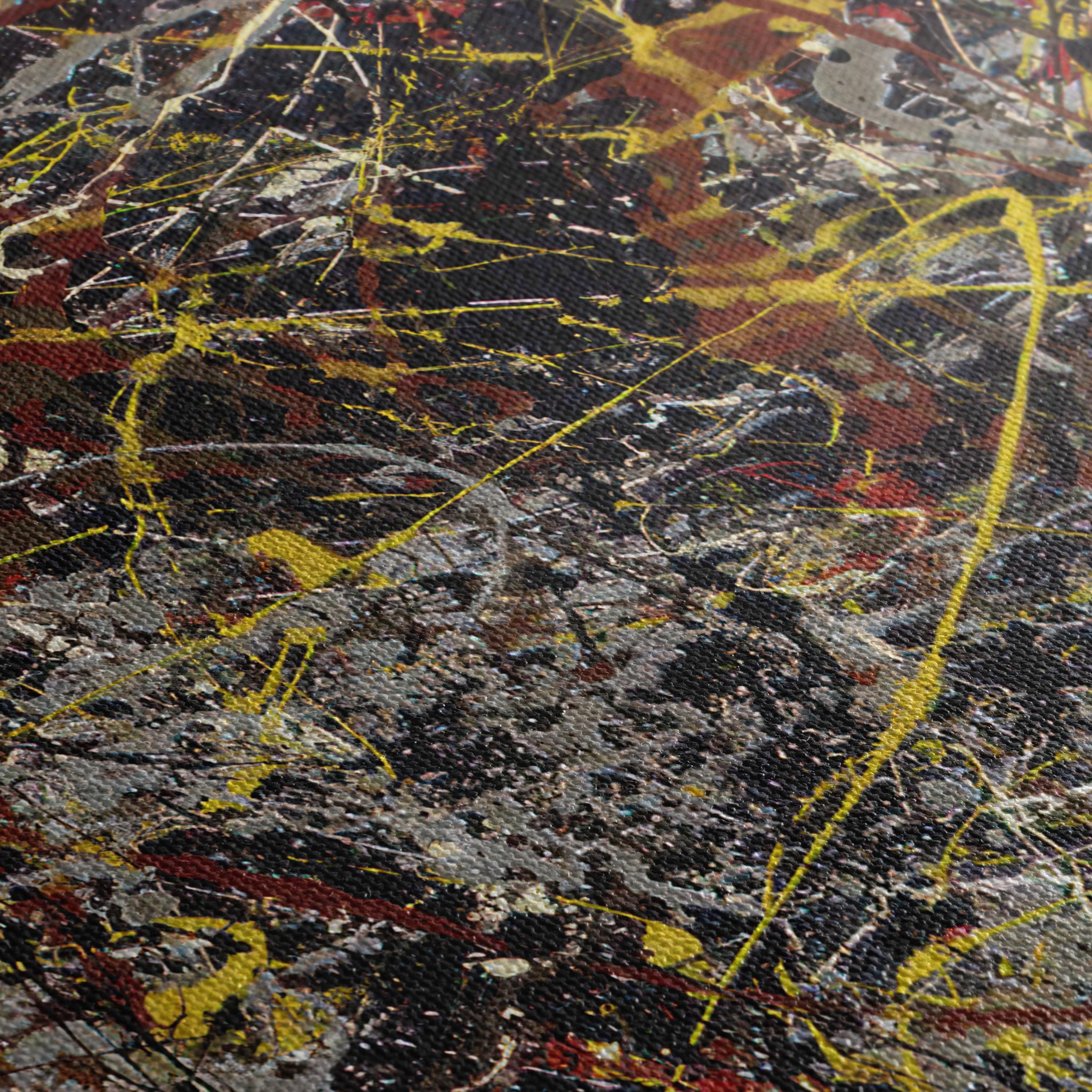 Jackson Pollock Number 5, 1948 | Abstract Expressionism Canvas Art | Poster Print