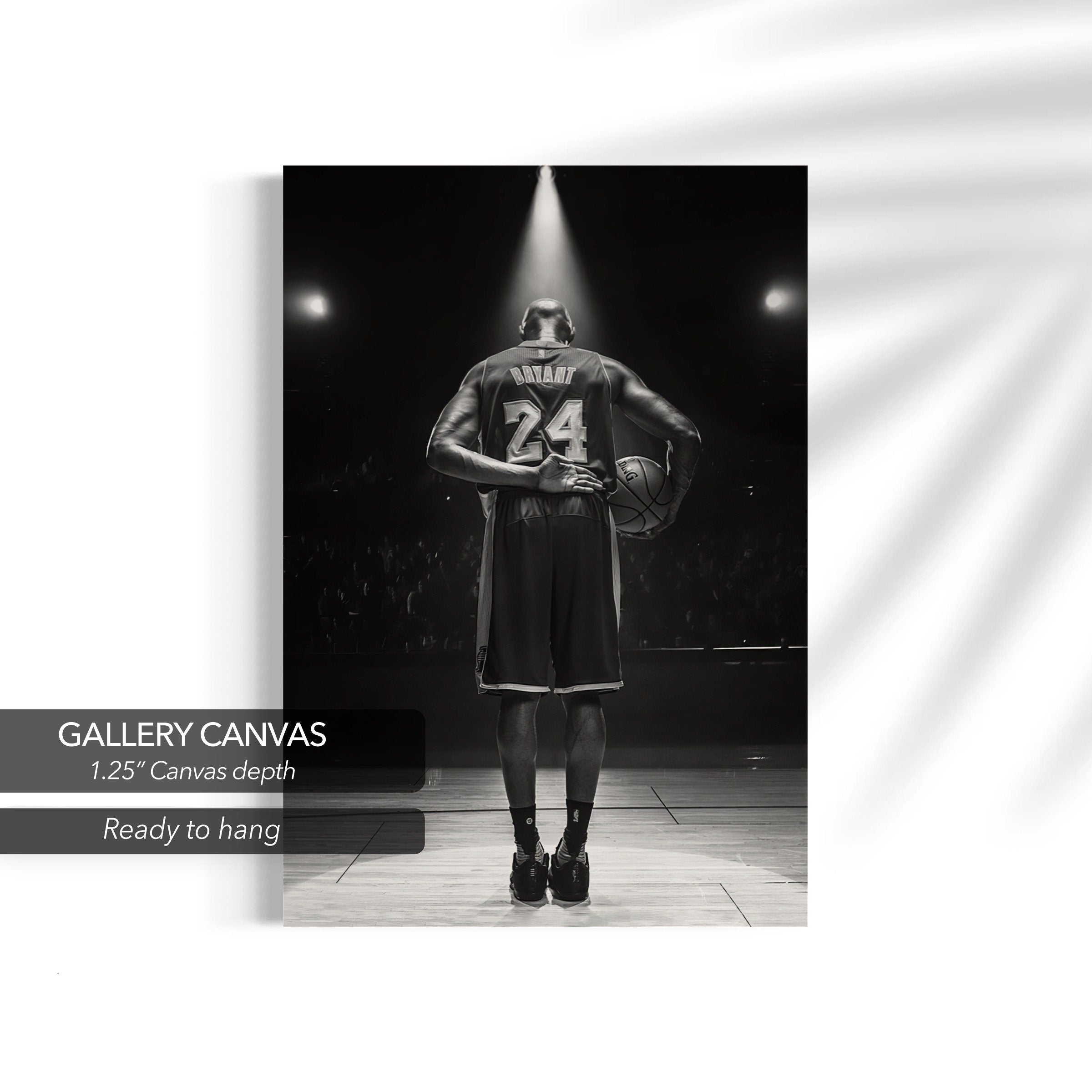 Legendary Kobe Bryant Mamba 24 | Basketball NBA Canvas Art | Poster Print