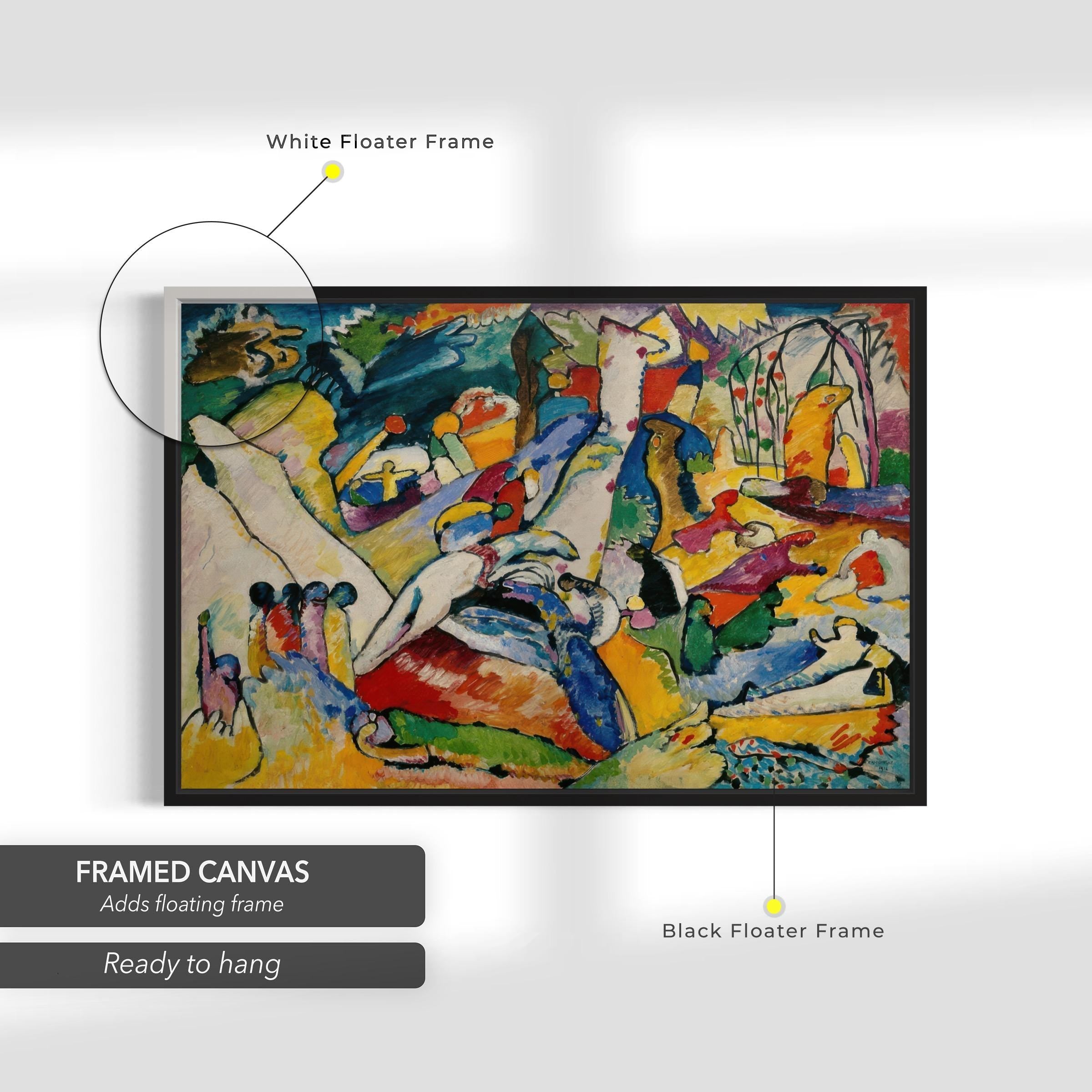 Wassily Kandinsky "Sketch for Composition II" Canvas Art | Poster Print