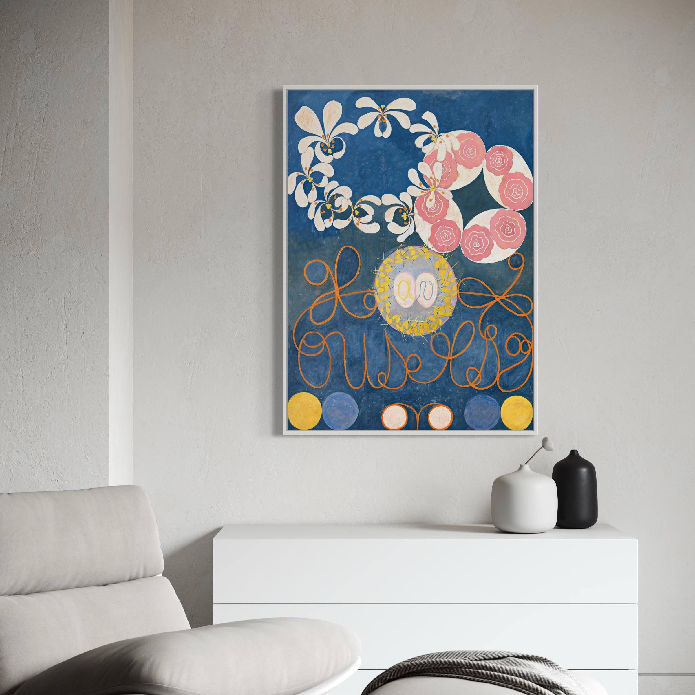Hilma af Klint Childhood | The Ten Largest No.1 Canvas Art | Poster Print