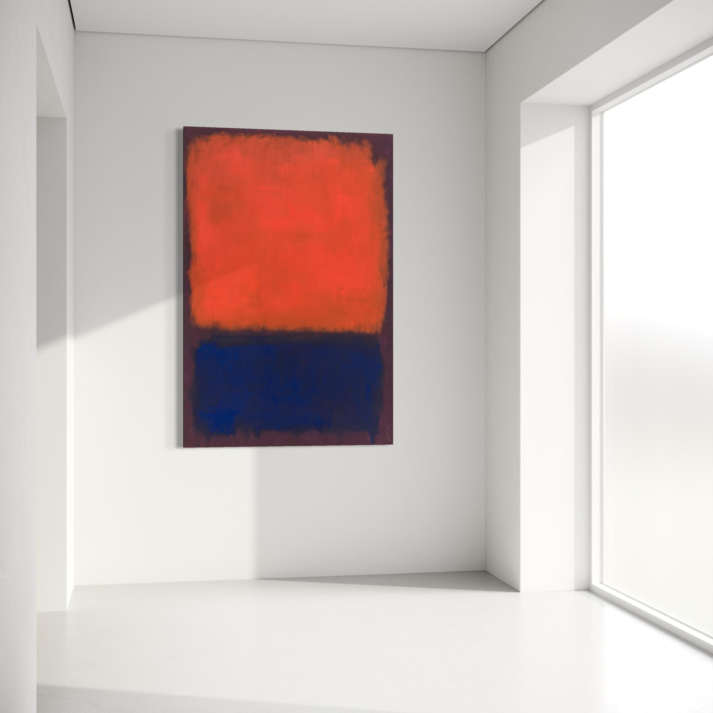 Mark Rothko No. 14 Wall Art Canvas Poster Print | Modern Expressionism Abstract Reproduction
