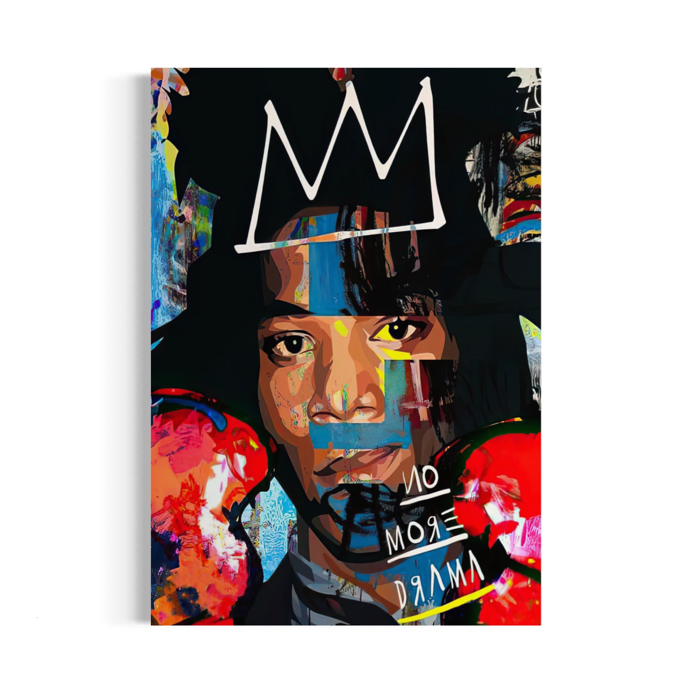 a painting of a man with a crown on his head