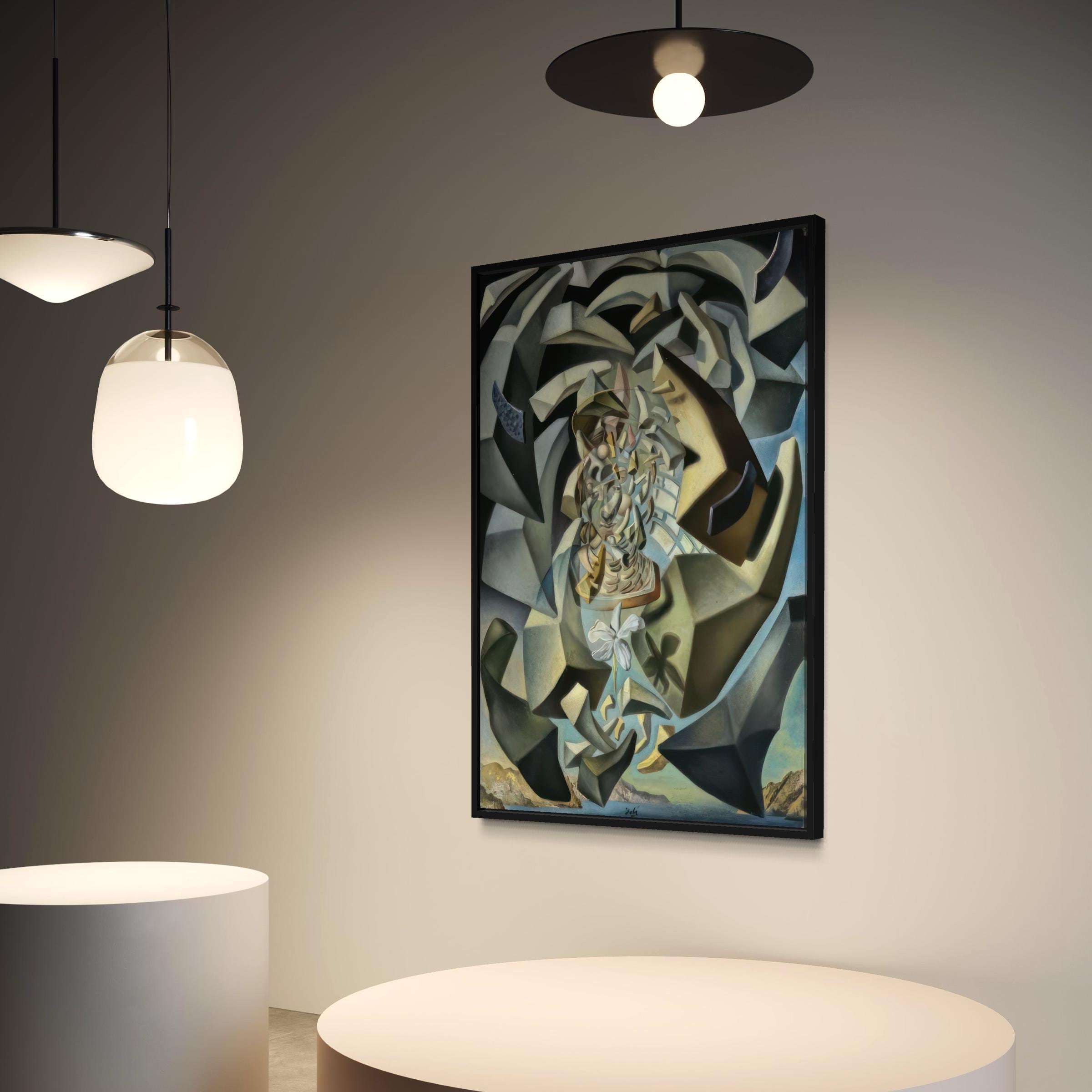Madone Micropysique Wall Art Canvas Poster Print | Salvador Dali Surreal Modern Art