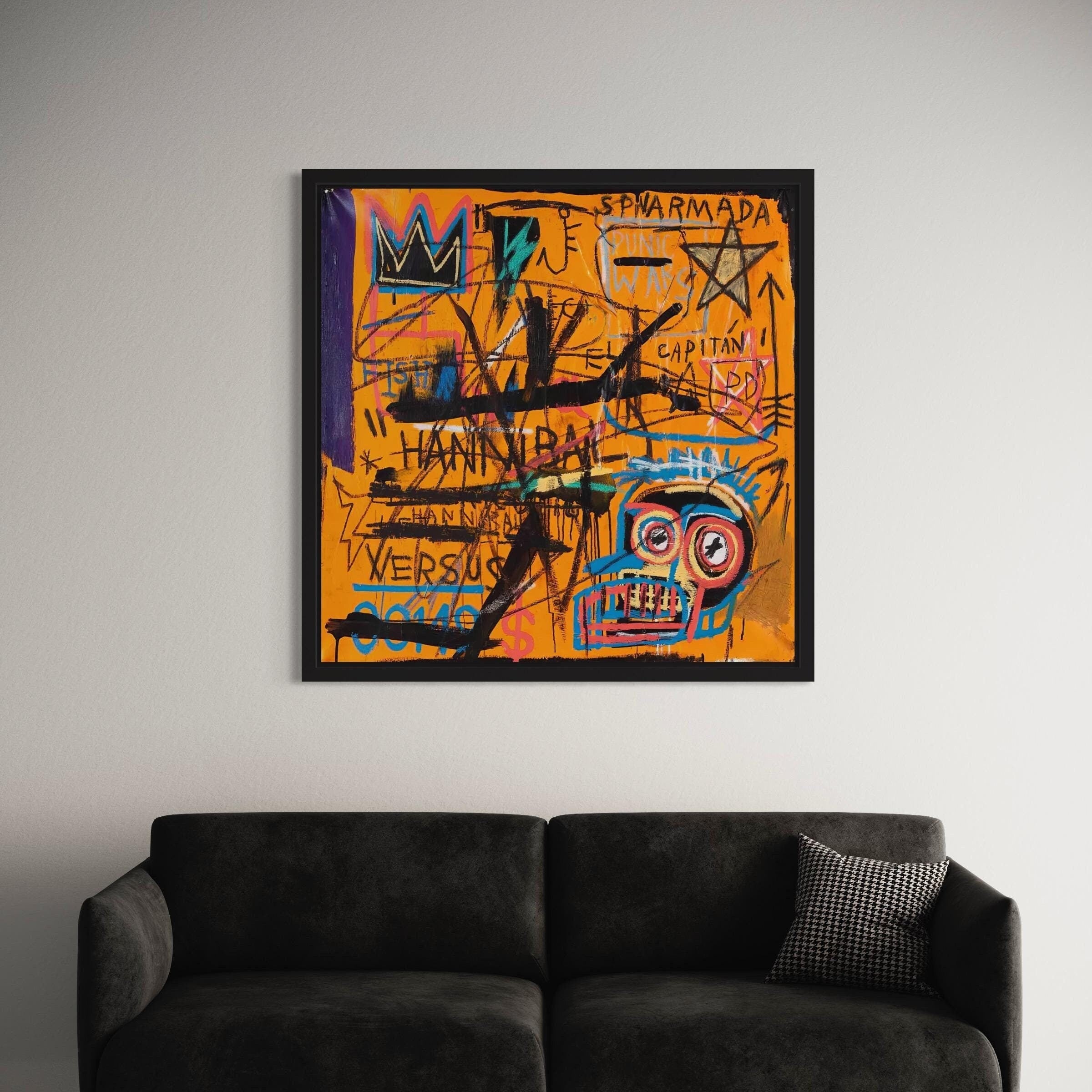 Jean-Michel Basquiat Untitled 1982 | Canvas Art | Poster Print