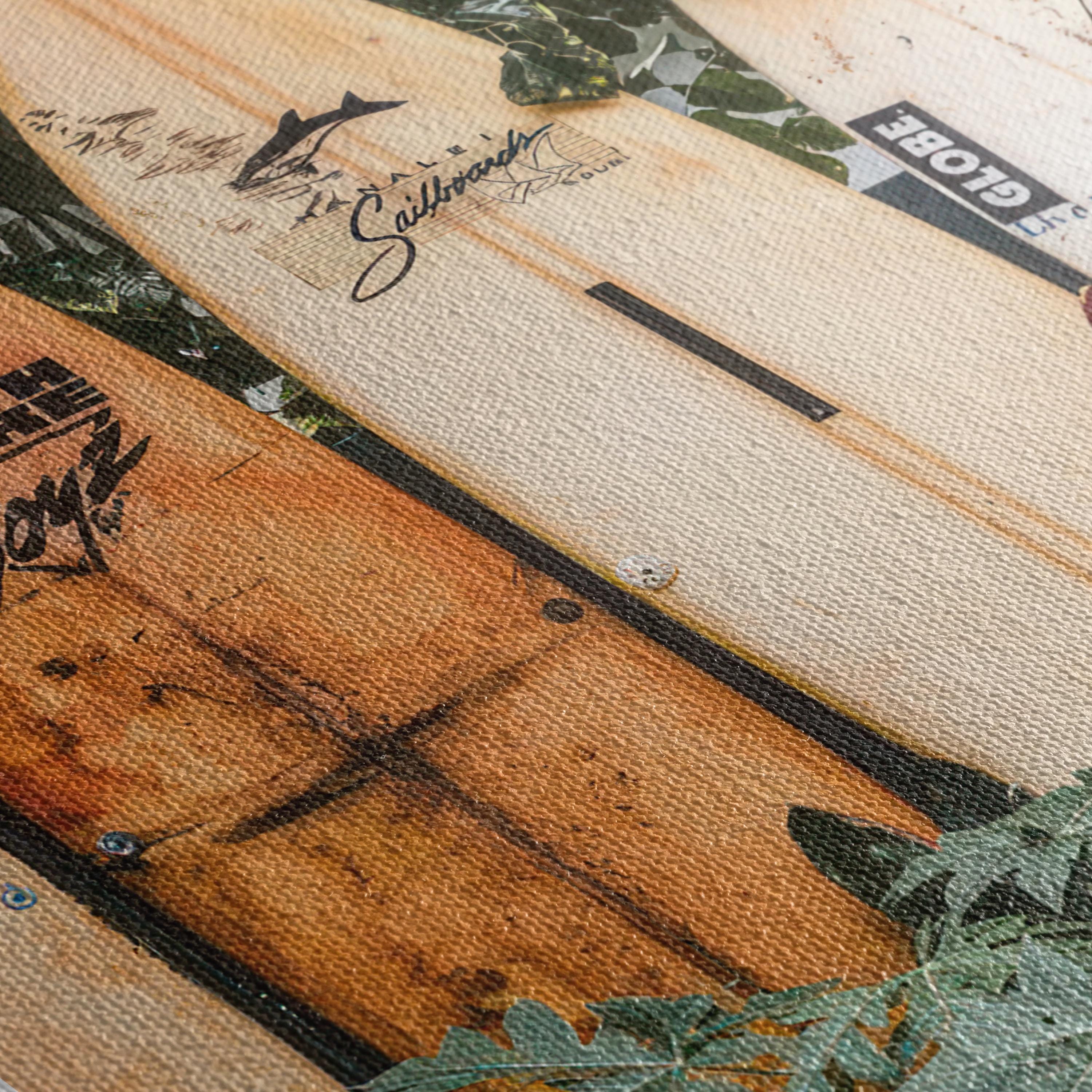 Surf Vintage Beach House & Coastal Canvas Art | Poster Print